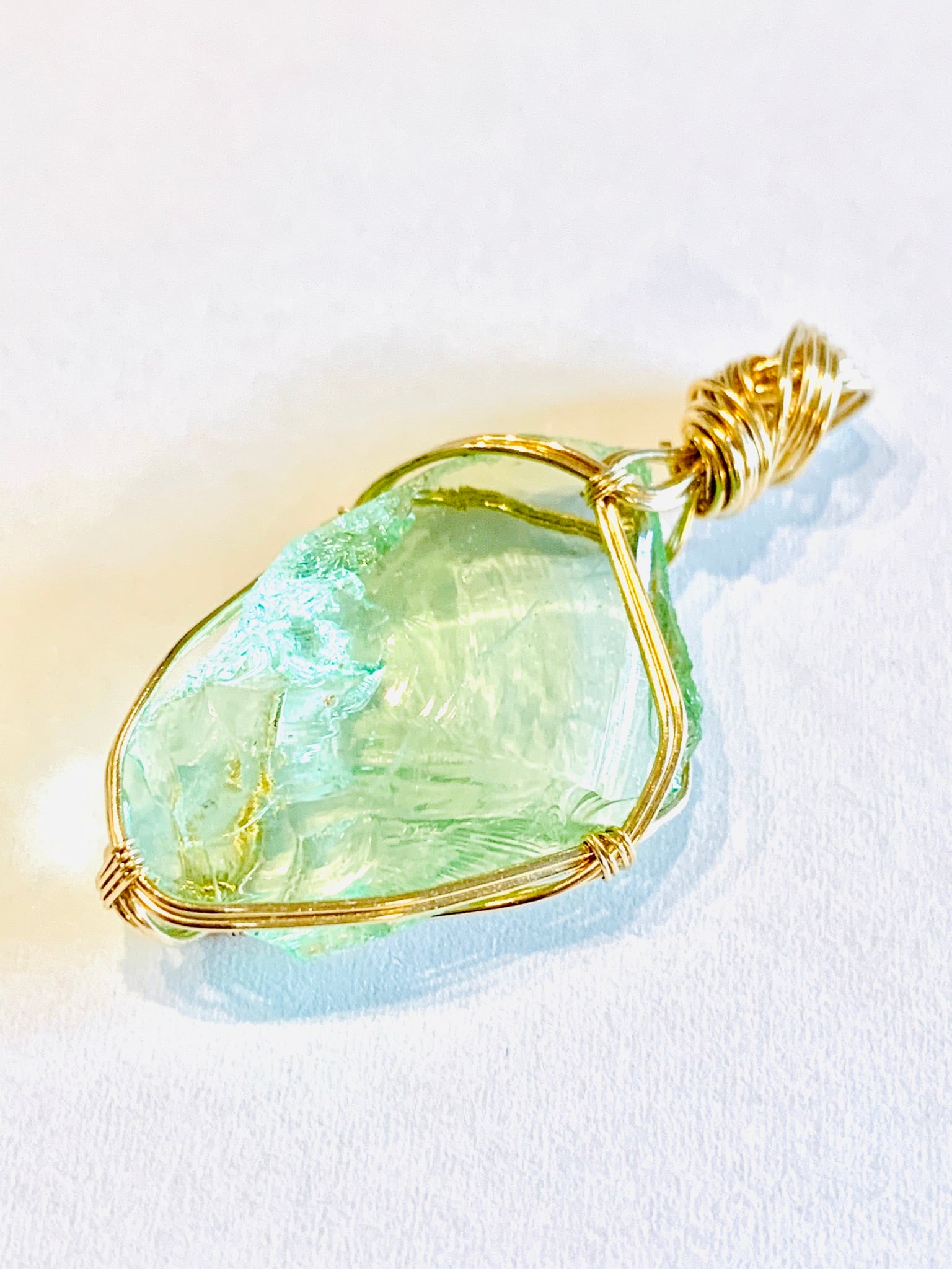 アンダラクリスタルペンダントトップ グリーン | SEEDS OF HAPPINESS.m