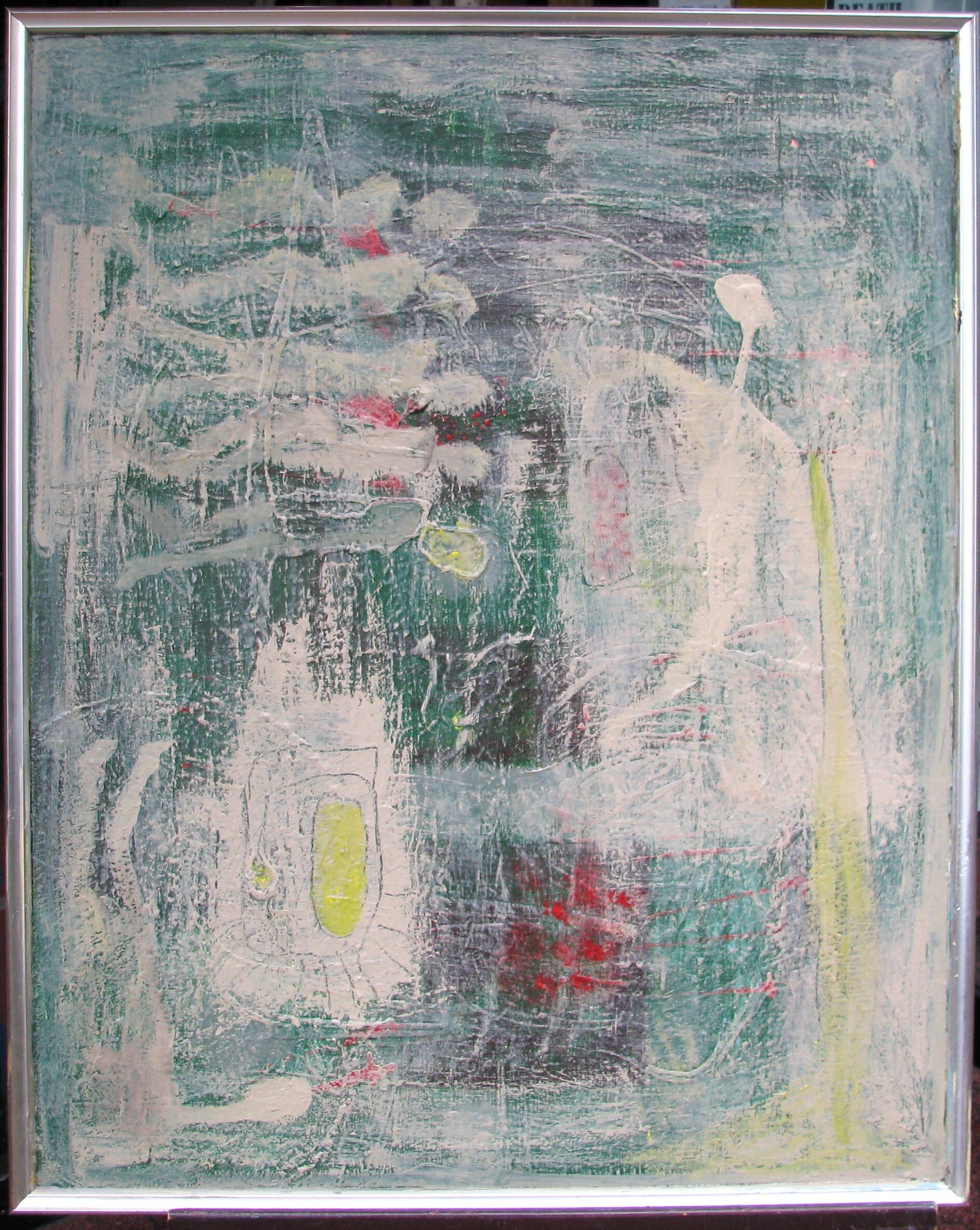 大澤哲郎「untitled to-490」F80号,日本古来の墨流し的現代絵画