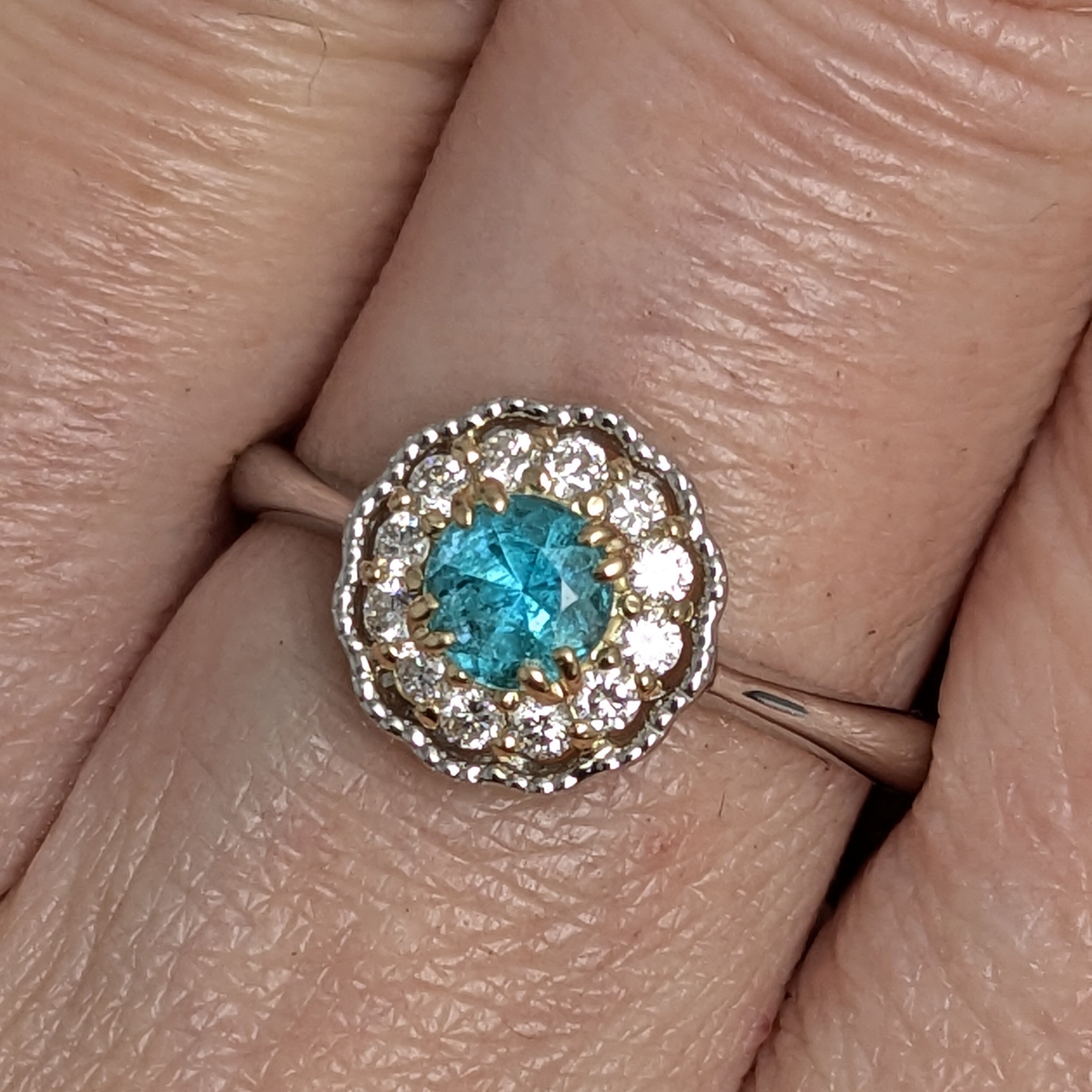 めろんこ☆ブラジルバターリャパライバトルマリン☆リングオーダー