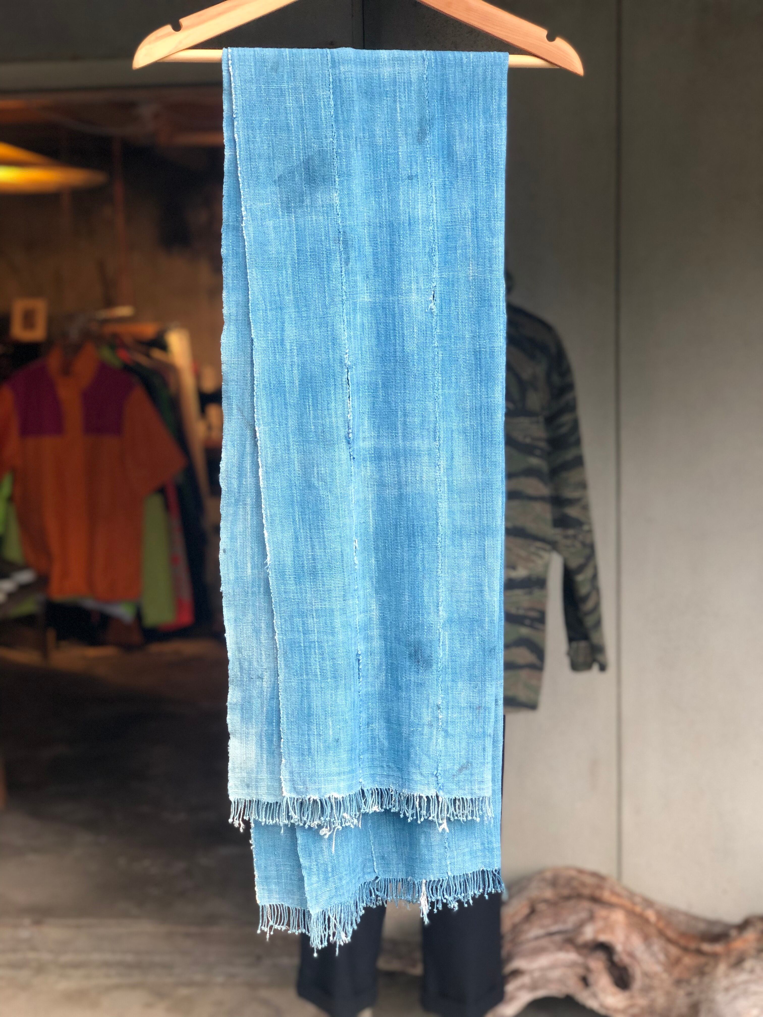 アフリカンインディゴ ストール 158×54㎝ | サンサイ