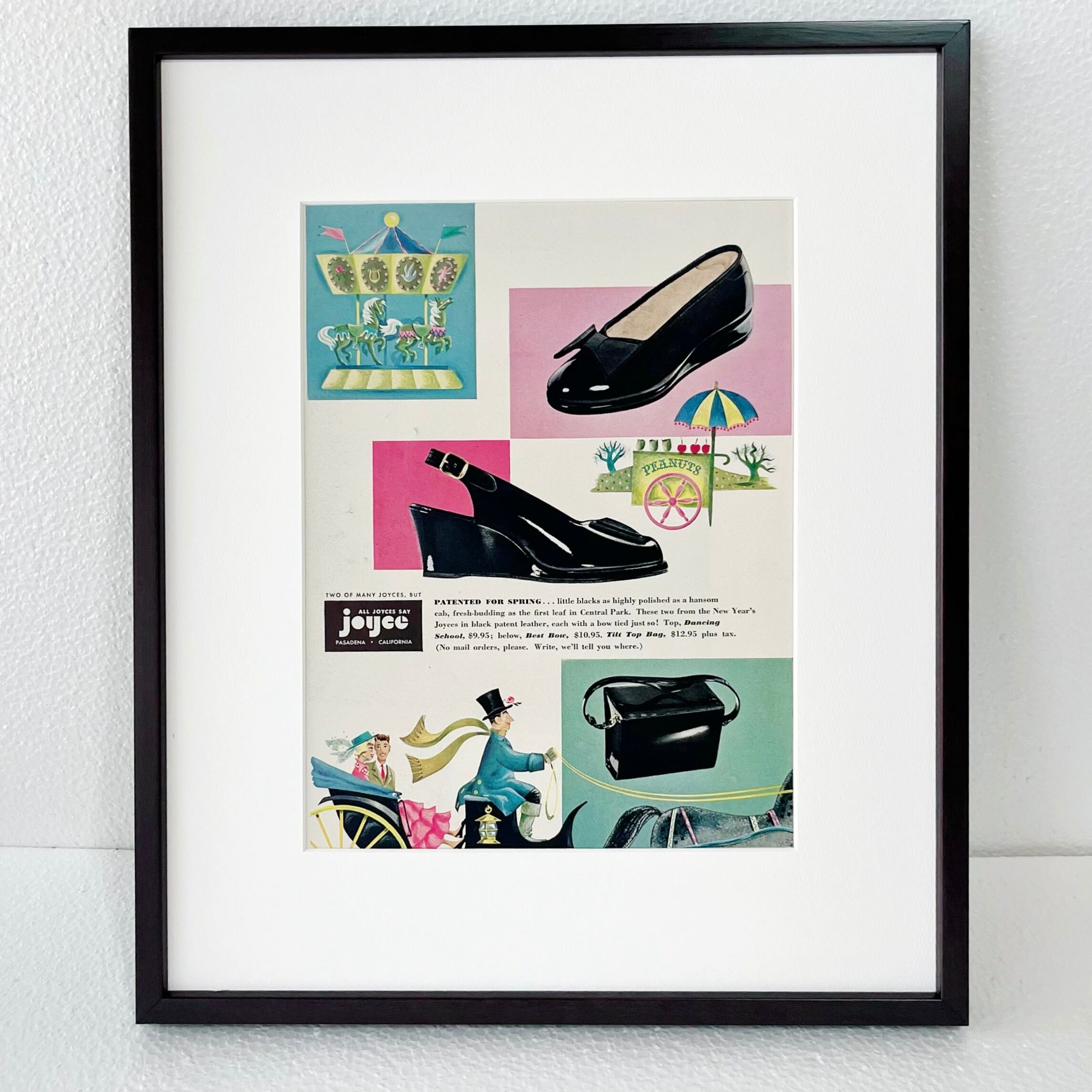 1947 広告＞Joyce ポスター ヴィンテージ アートポスター フレーム付き