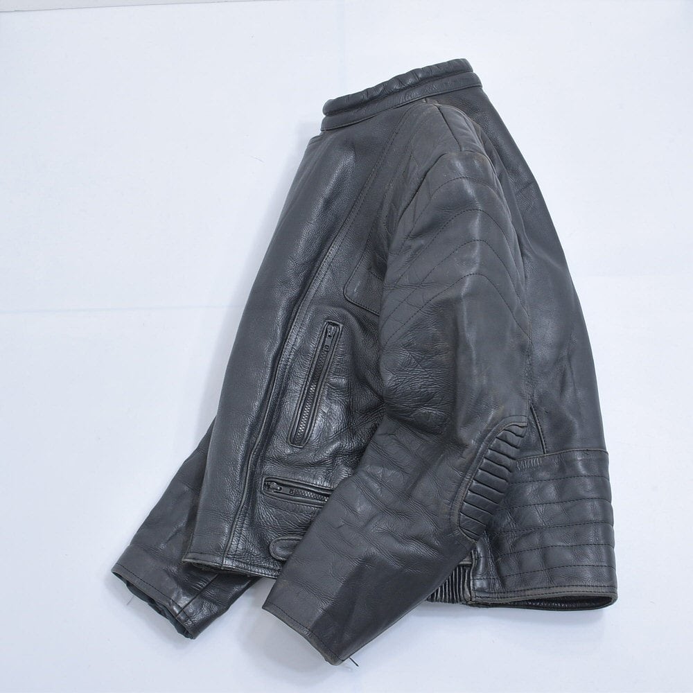 Vintage ヴィンテージ SPORTEX セミダブル レザー ライダース