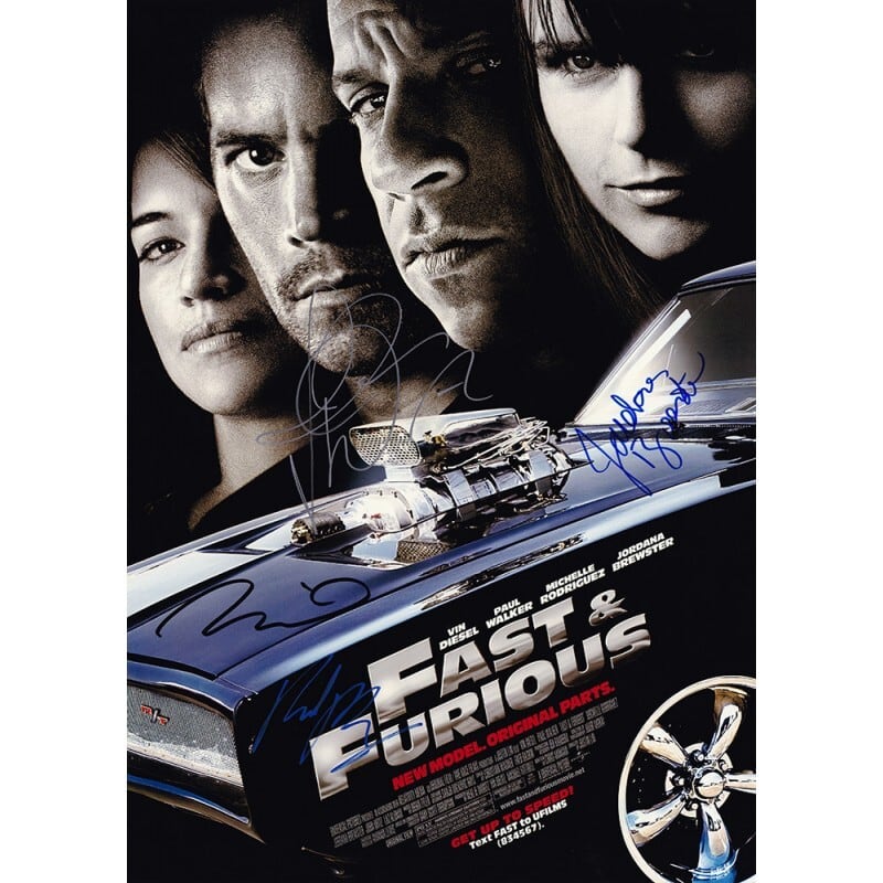 ハリウッド映画 ドウェイン・ジョンソン 直筆サイン入りフォト