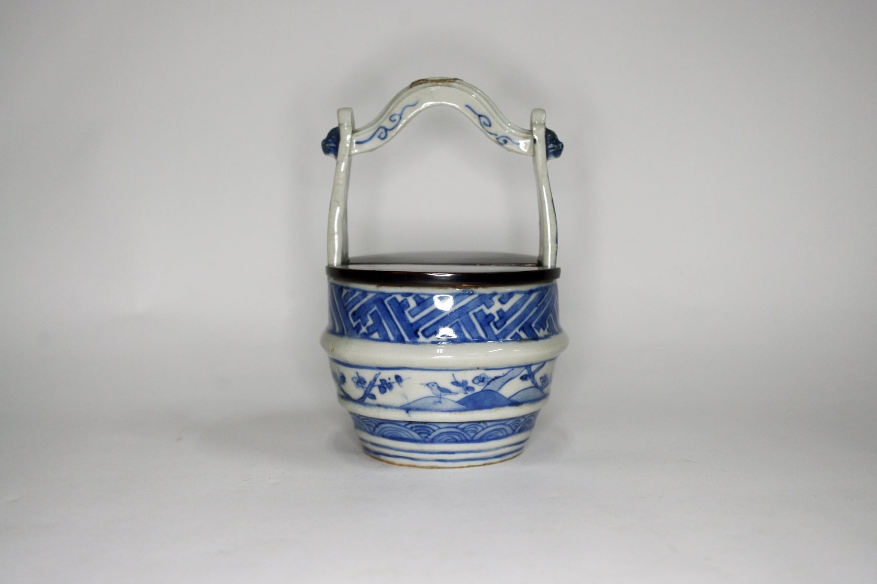 中国 紫砂 黄泥 布袋摘 梅文 急須 茶壷 在銘 C R5770 中国