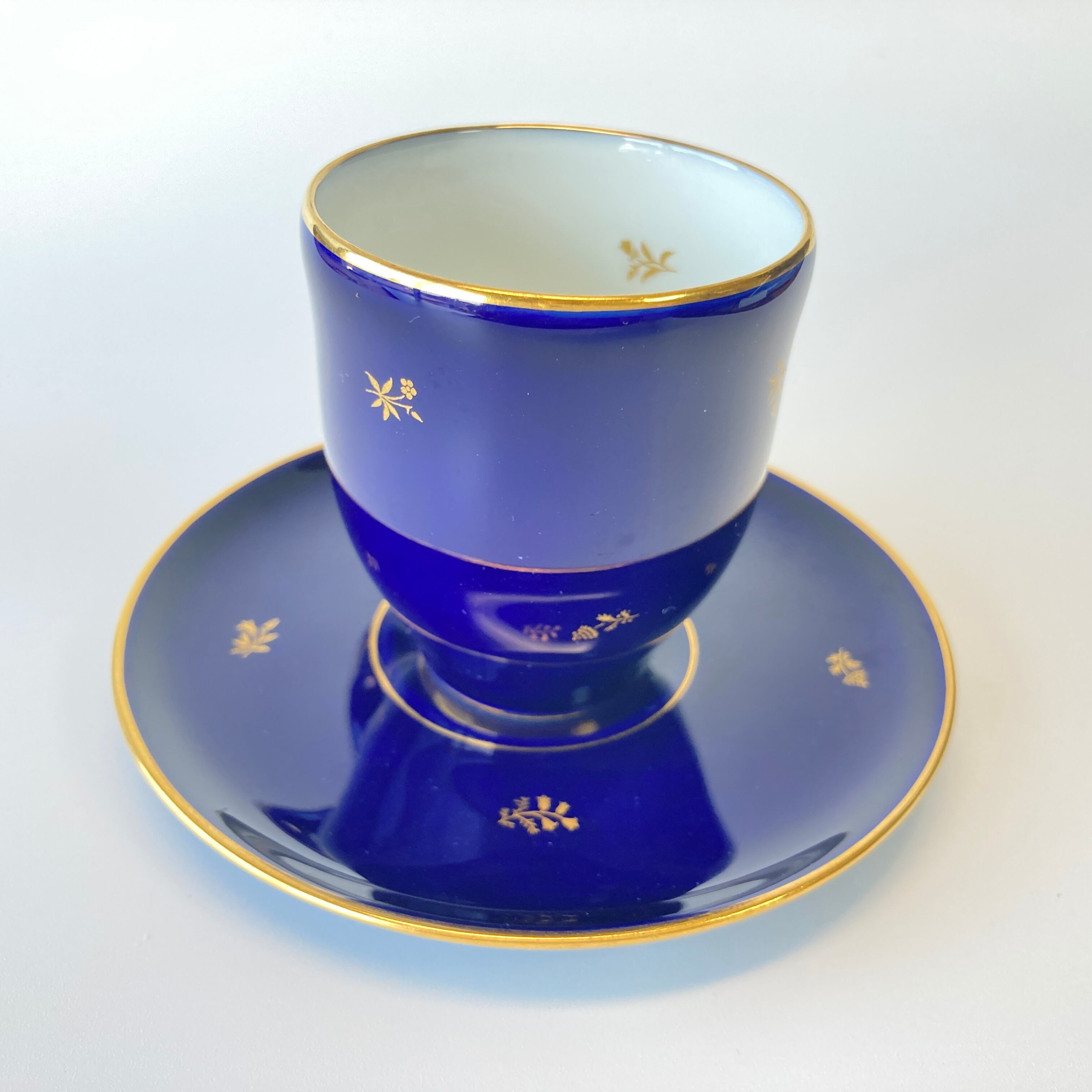 一点もの 芸術 1900年中期頃 フランス セーブル ゴールド カップ