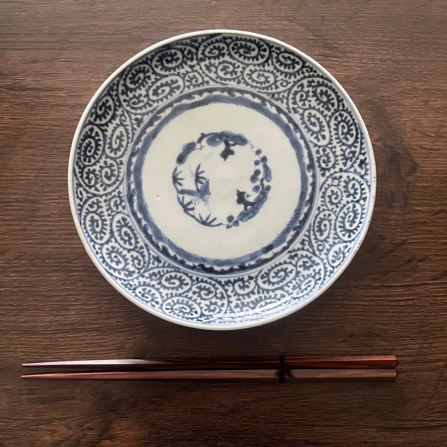 古伊万里 染付小皿10枚 江戸時代後期