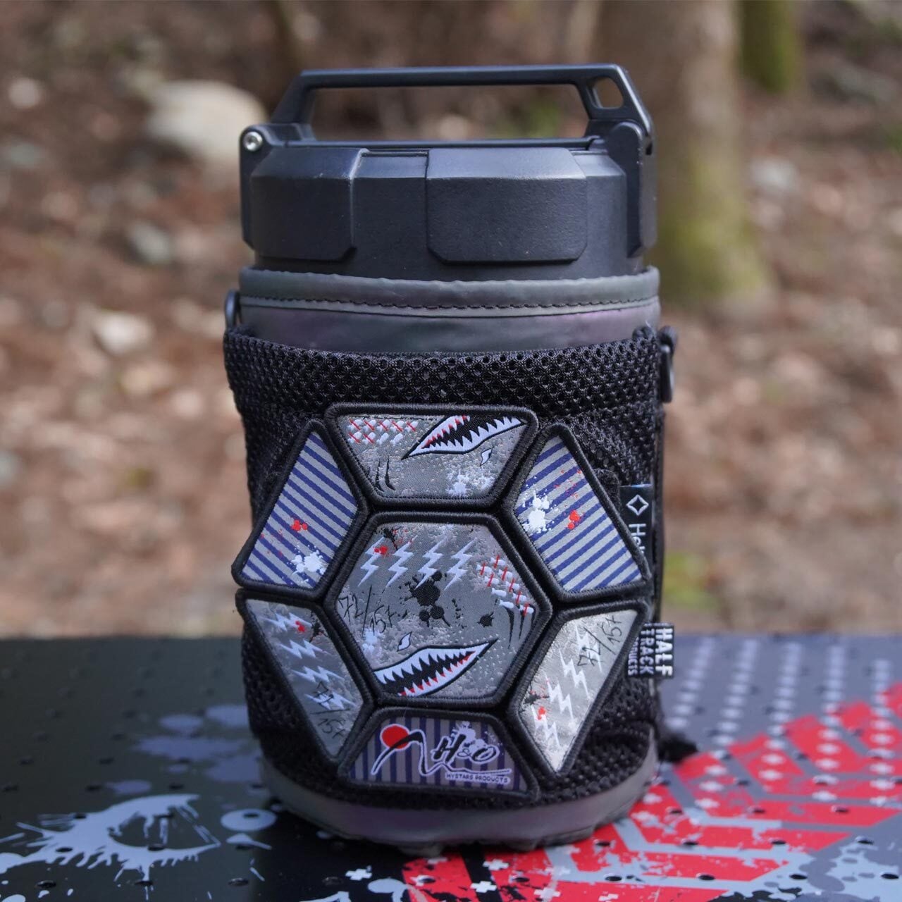 BONBONERO × NATALDESIGNシェルコンカバーh&oサメワッペン H&O サメ