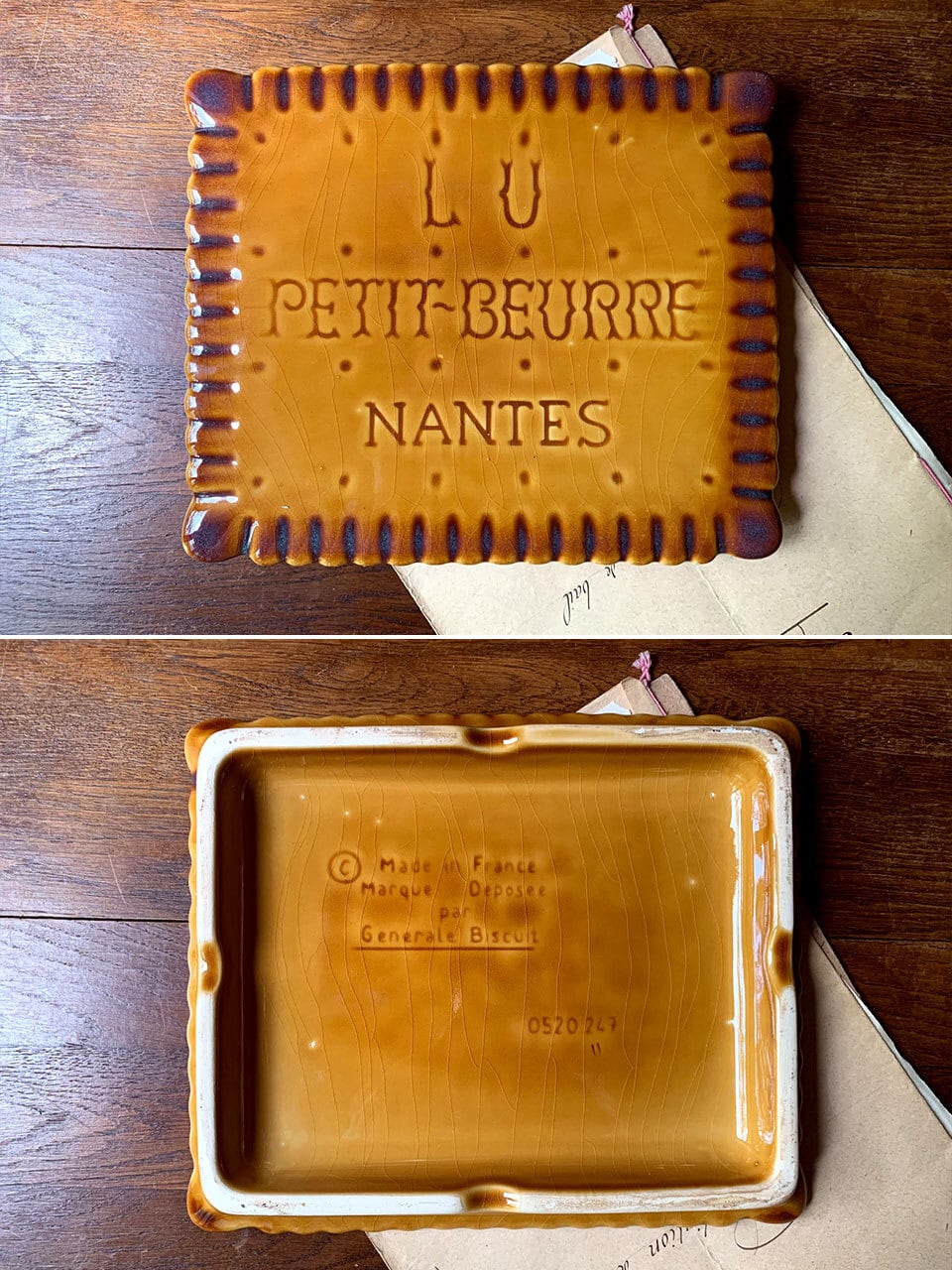 LU ビスケット プレート 陶器 | Brocante de La Cocotte （フランス