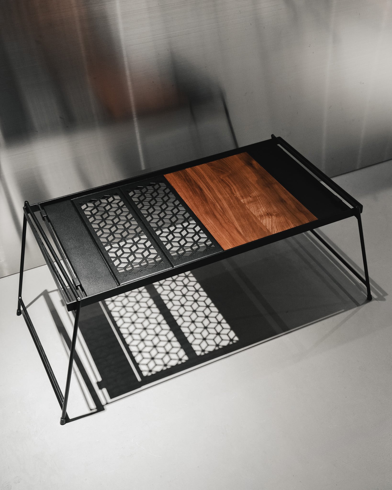 CAMP GEEKS Bridge-top ウォールナット×レーザー天板 【公式通販】