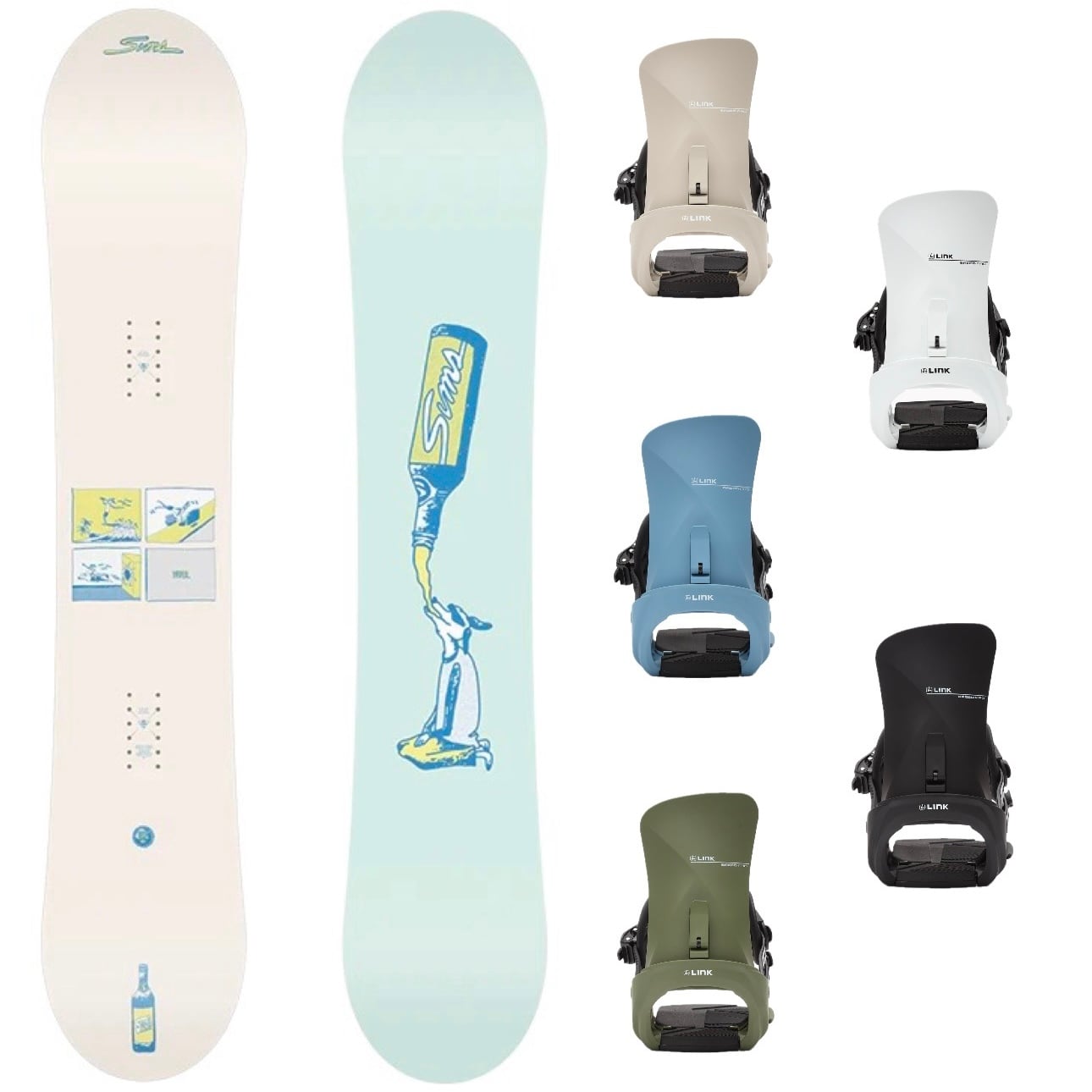 K2 スノーボードセット 新品 バインディングセット グラトリ 初級