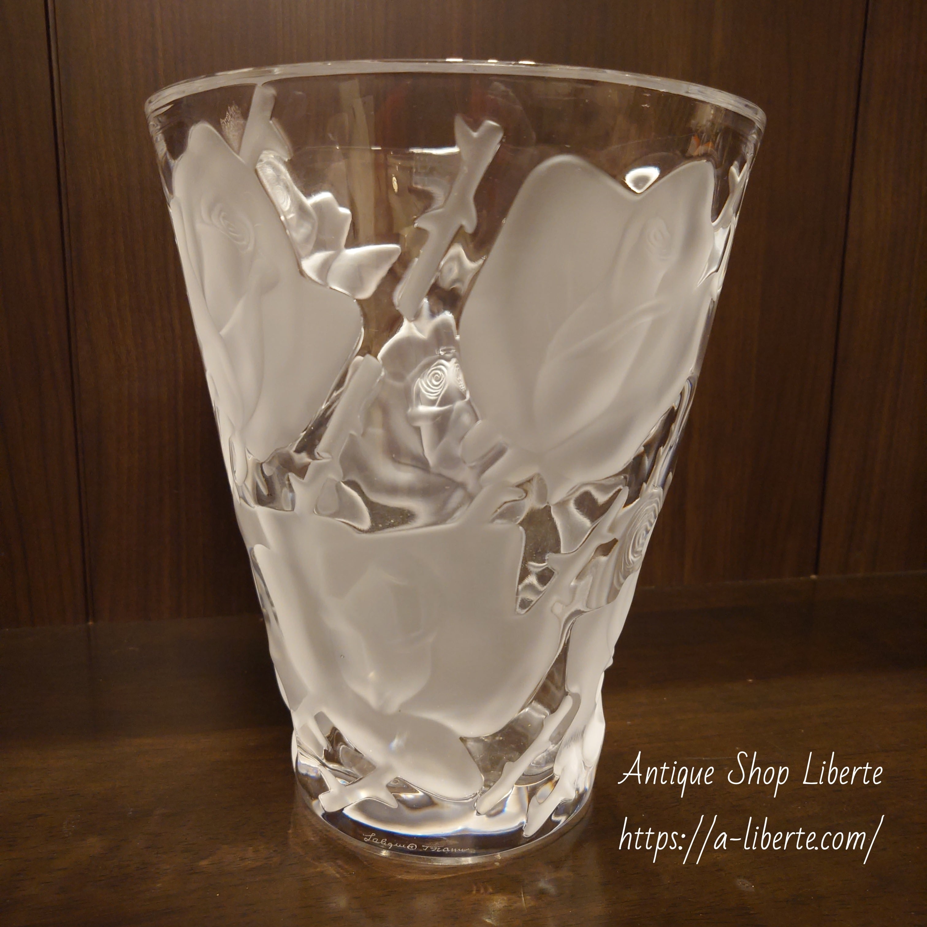 ルネ・ラリック イスパン 花瓶 フラワーベース | アンティークショップ