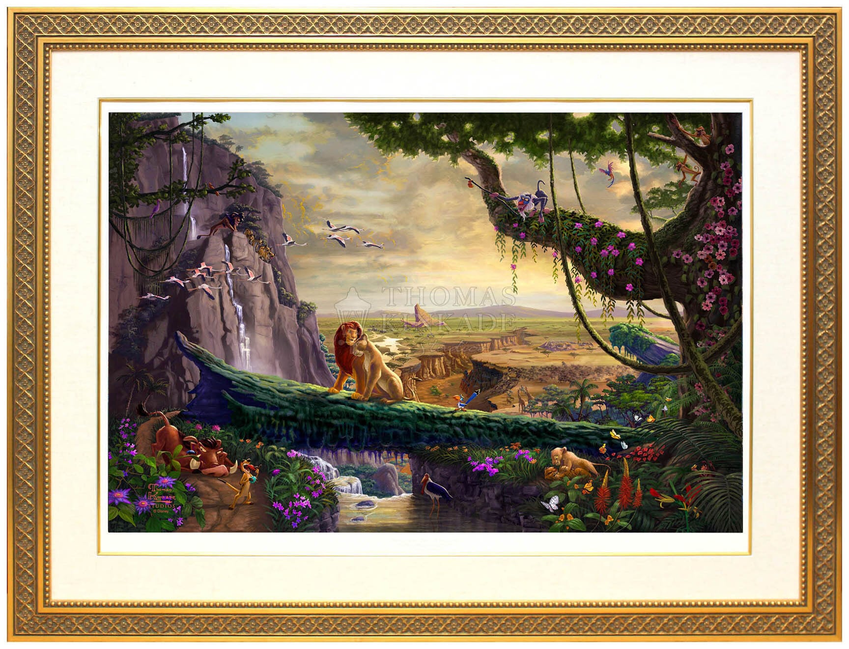 ディズニー セル画 ライオンキング 世界限定25 証明書(COA)付き