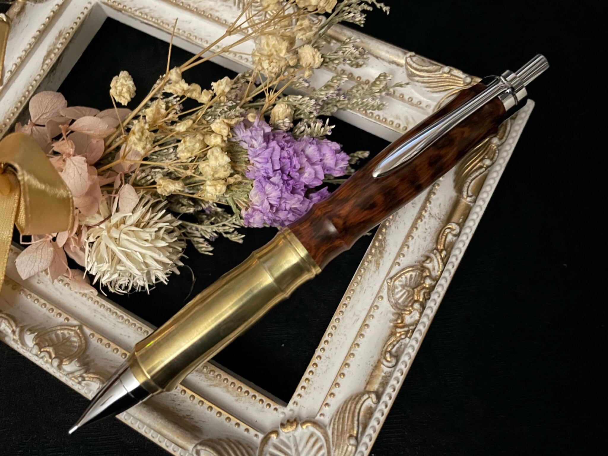 6:スネークウッド 木軸シャープペンオリジナルグリップ(真鍮) | Flamberg