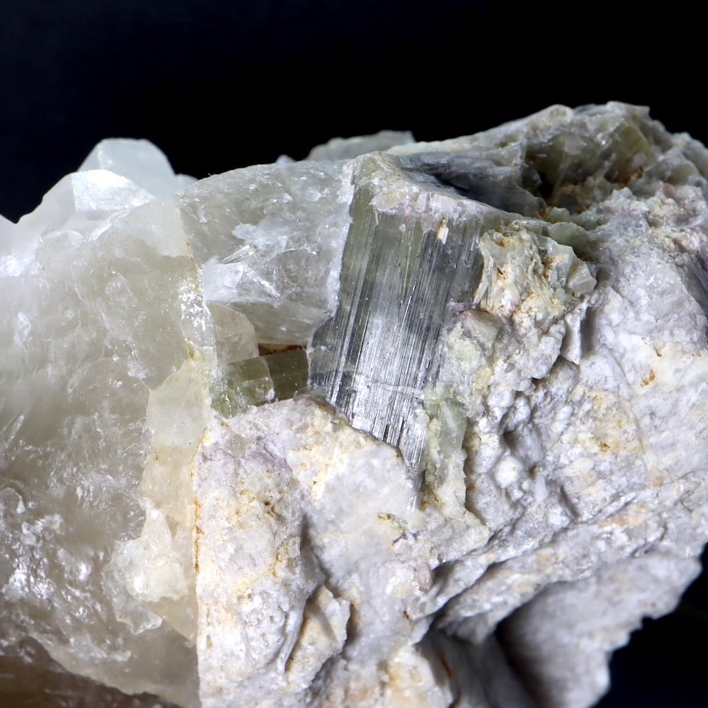 16g スペサルタイト 煙水晶 母岩付き 共生鉱物 鉱物標本 ガーネット