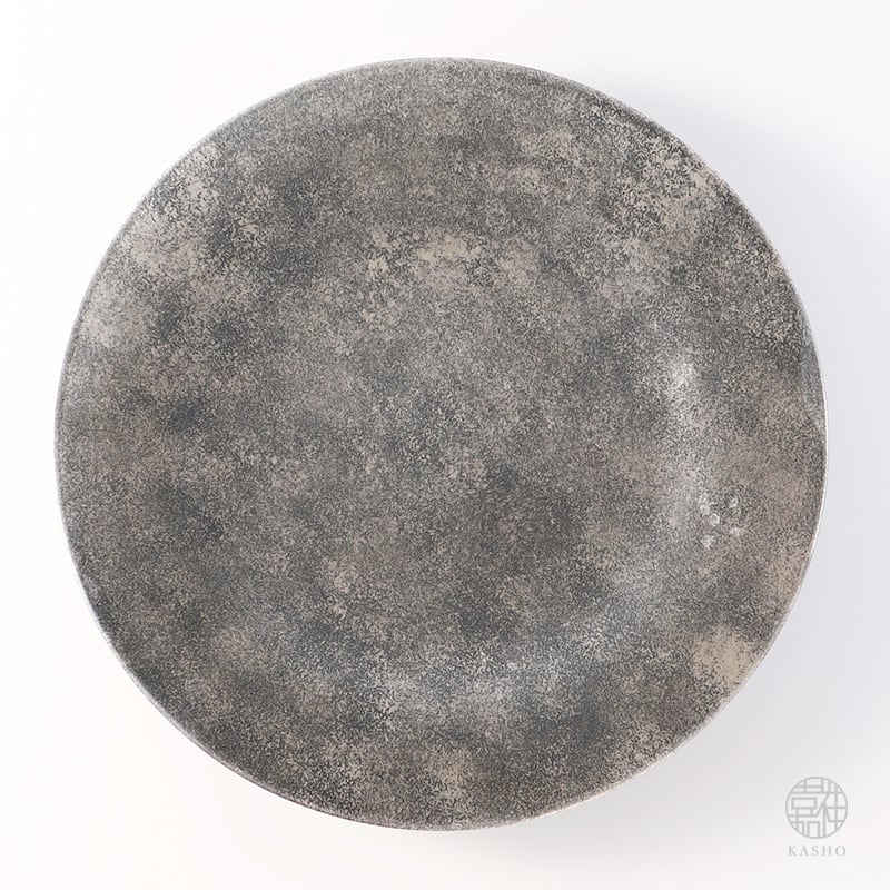 銀錆銀河-プラチナ-｜8寸丸皿｜φ約23cm | 三川内焼｜平戸嘉祥｜直販