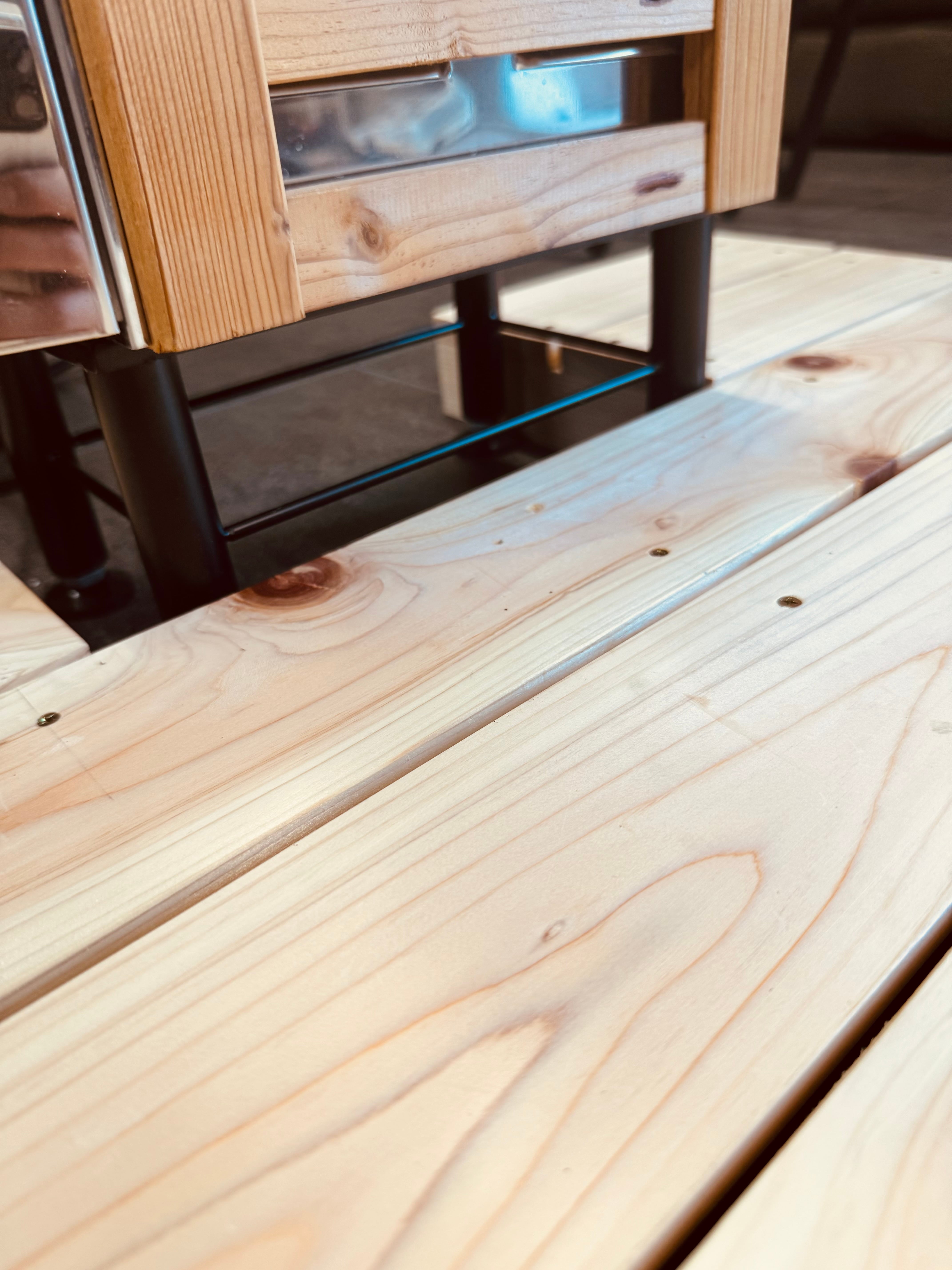 職人さん手作り おうちDEサウナ専用設計『サウナすのこ』【1人用