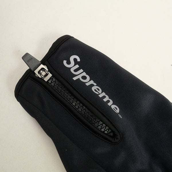 Size【M】 SUPREME シュプリーム 24AW WINDSTOPPER Zip Gloves Black