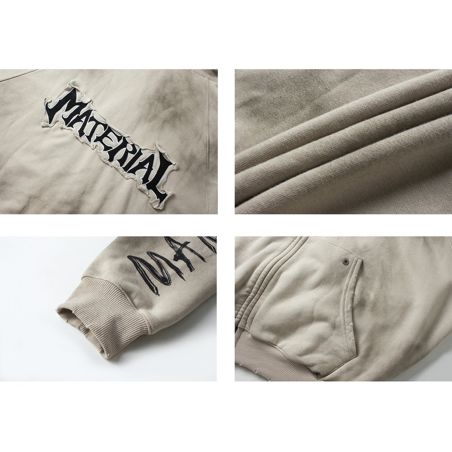 VINTAGE ウォッシュ加工 セットアップ ジップパーカー T632 | wshot