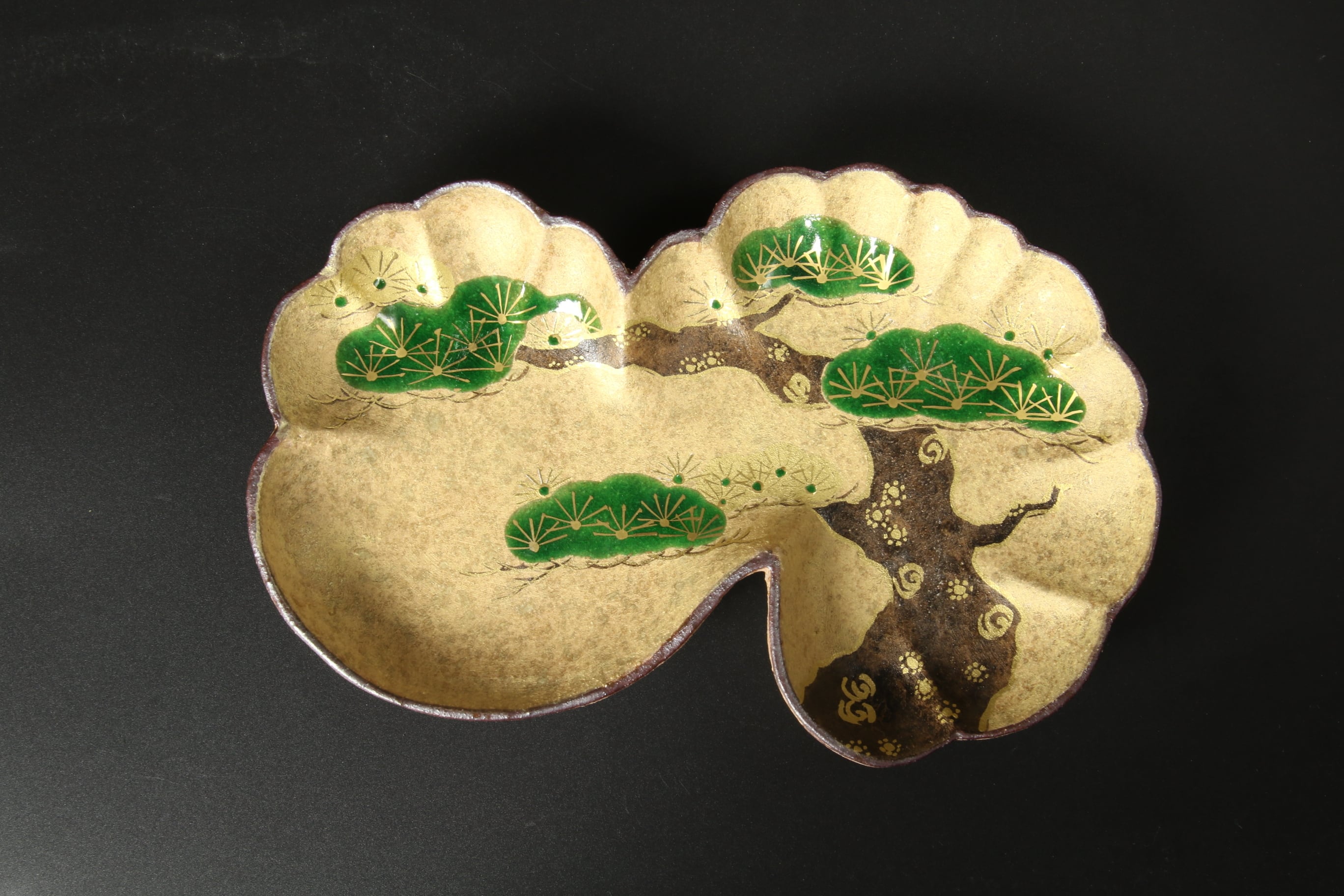 乾山 向付 5客 雪松 乾山 向付 5客 雪松