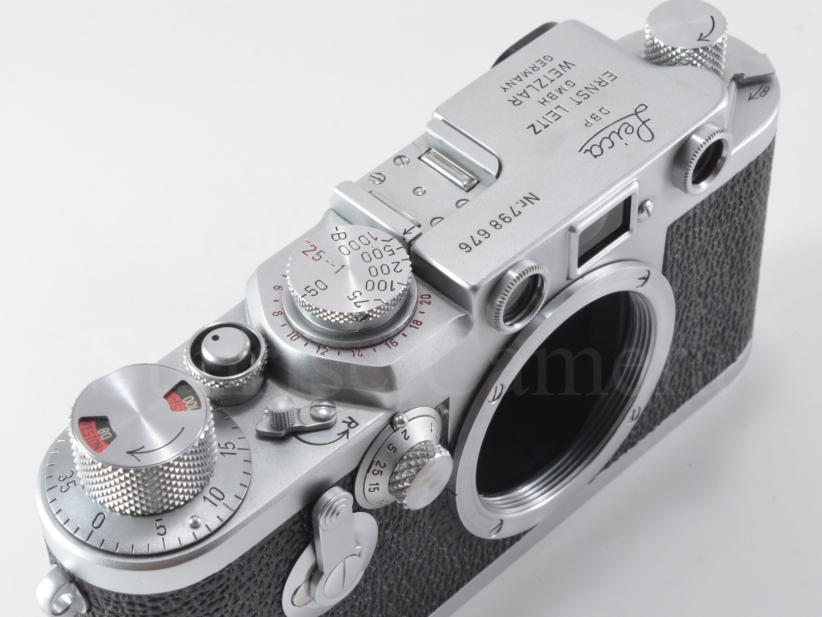 動画あり】Leica IIIf レッドダイヤル ボディ セルフ付 バルナック