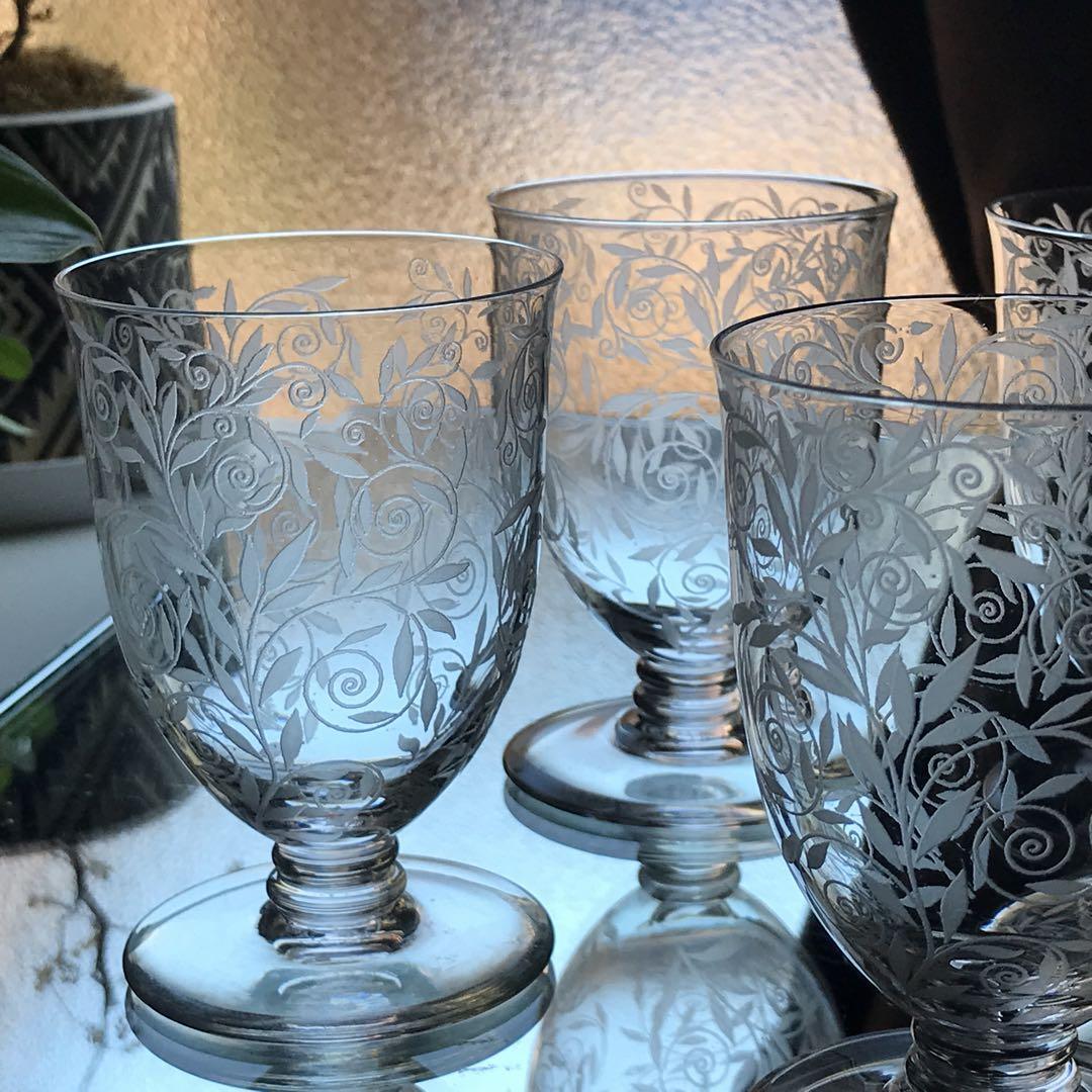 N10078 船木倭帆 作 グラス Shizu 船木倭帆(shizu)グラス 6点セット(吹き