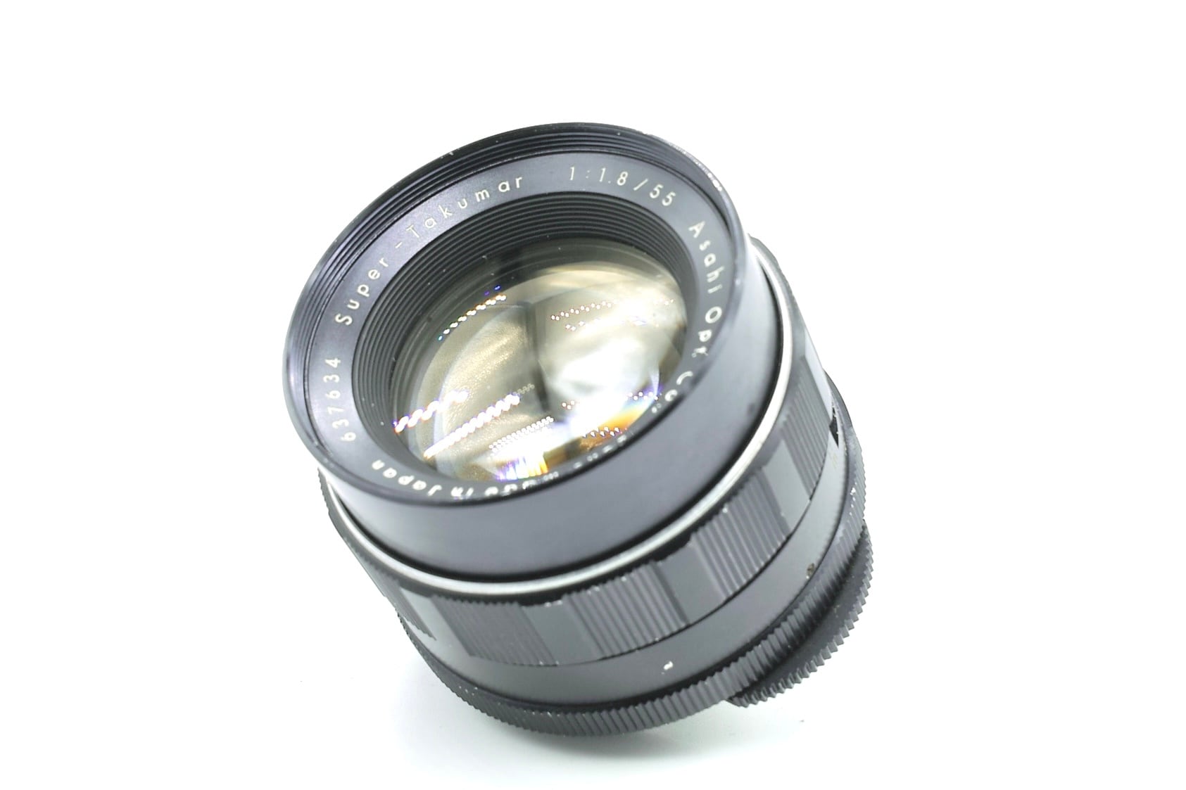 Pentax 黄変無しSuper-Takumar m42 55mm F1.8 1048664 黄変無！極上！前期