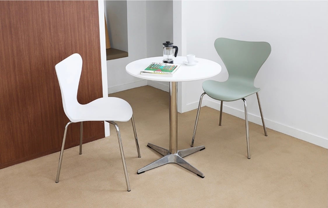 ヴィンテージ 3段 ガラスラウンドテーブル ワゴン ミッドセンチュリー