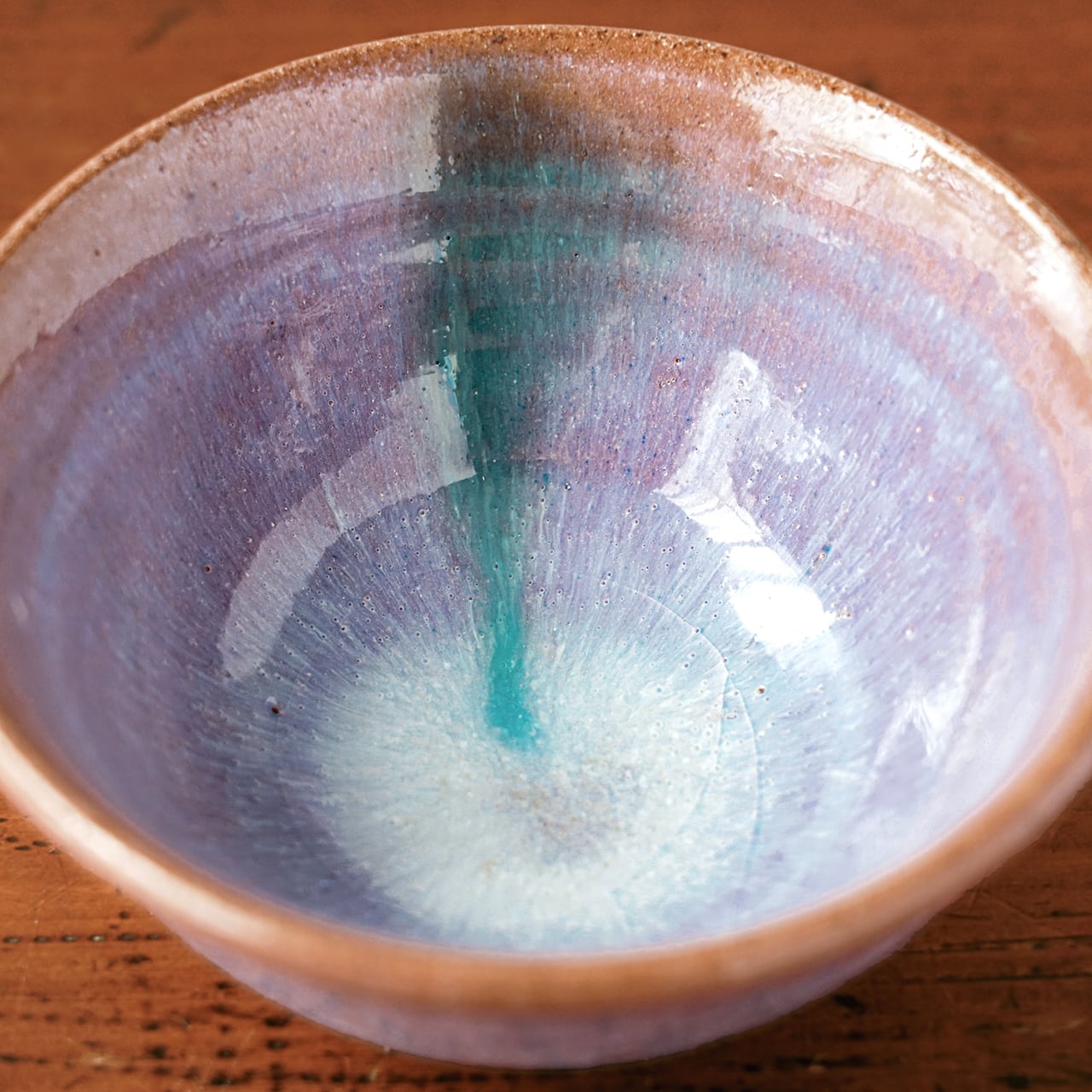 宗像窯 飯茶碗 飴釉／白釉 会津本郷焼【福島県】【飯碗】【民藝品