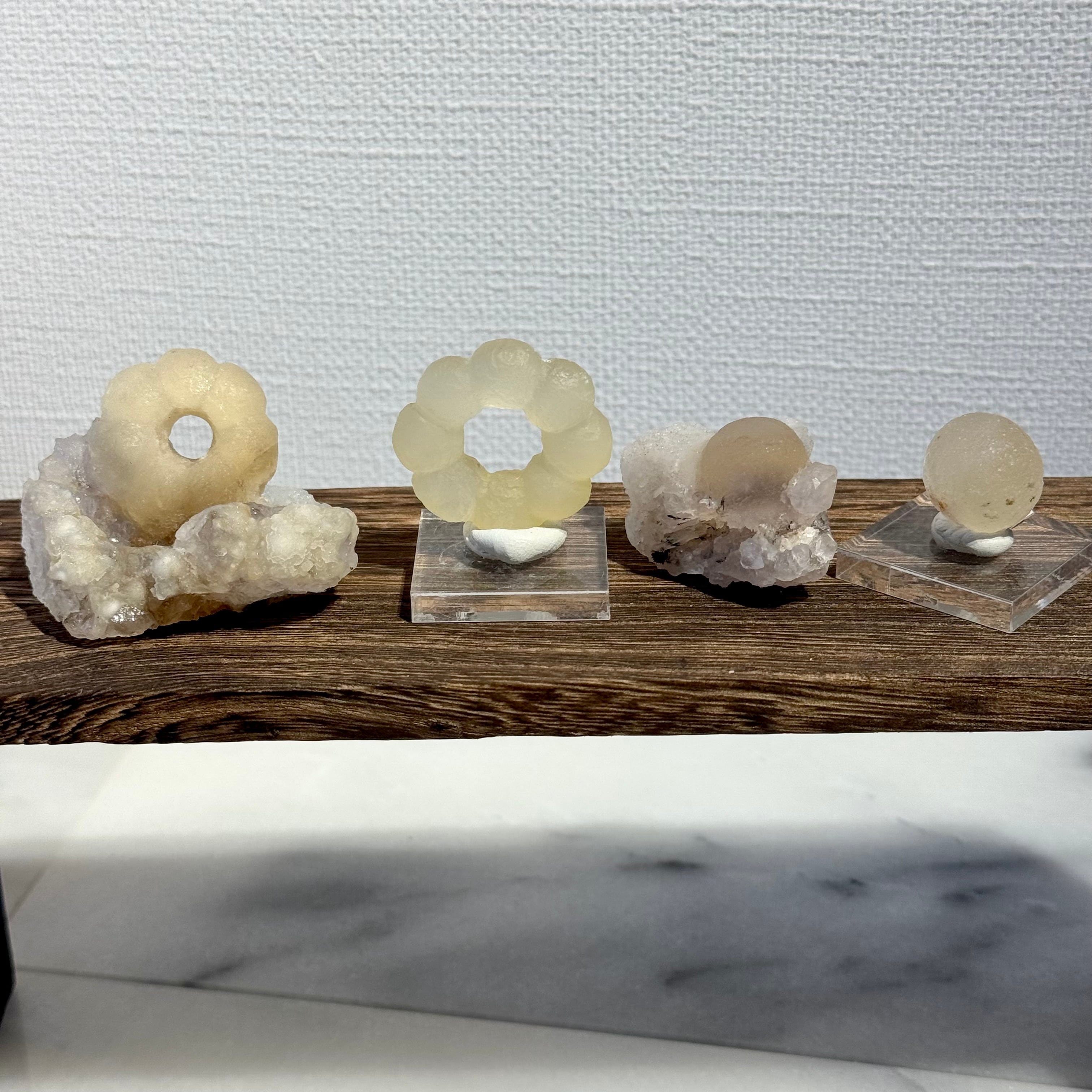 珍奇鉱物】インド フローライト ポンデリングフローライト 母岩付き