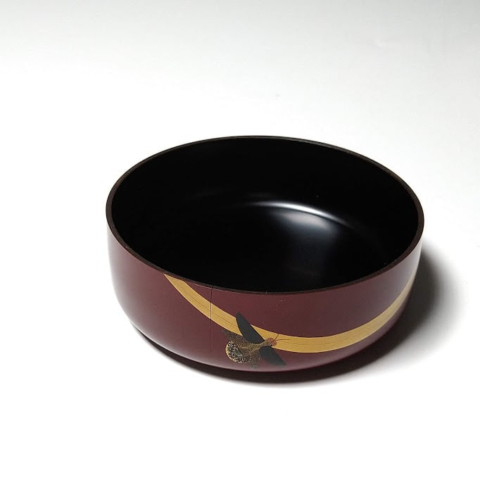 OUTLET】 早苗蒔絵 大棗 新井司平 輪島塗 ホタル 共箱 夏のデザイン