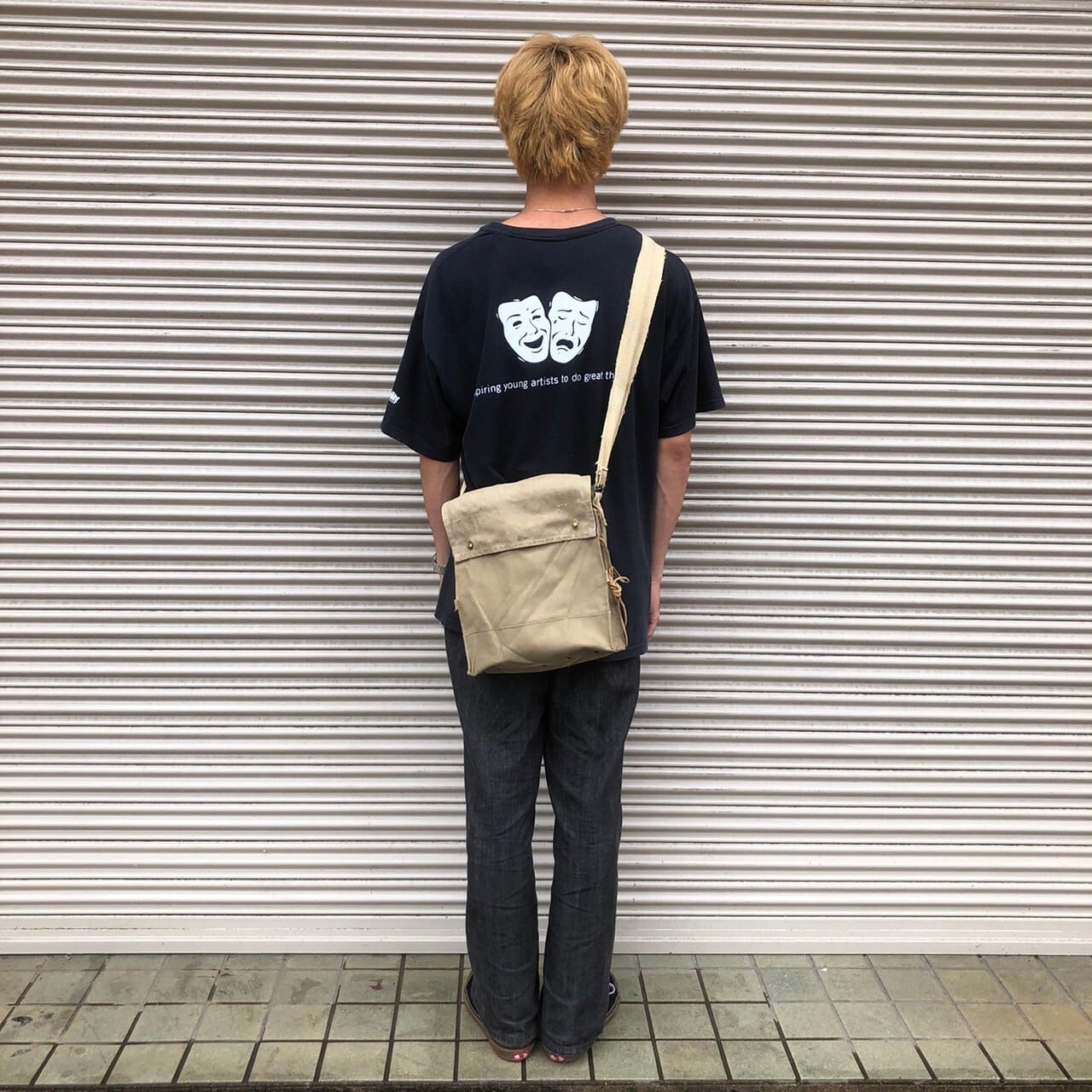 40s 英国 イギリス軍 実物 mk7 ガスマスクバッグ 軍用 軍物 軍モノ