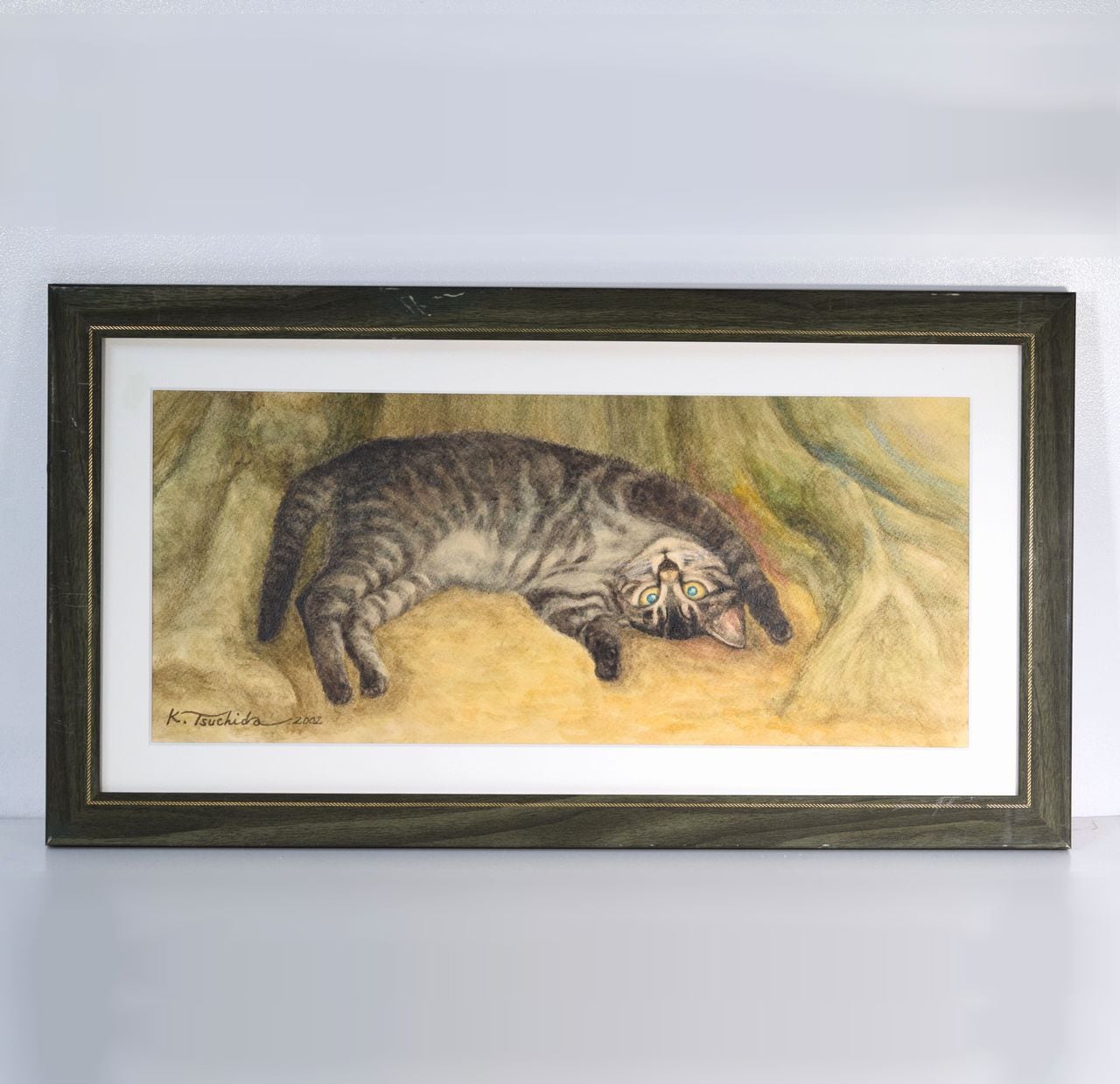 銅版画 猫版画 佐藤恵美 「My Time」月と猫 2/20 | 一丁目ねこ番地 by