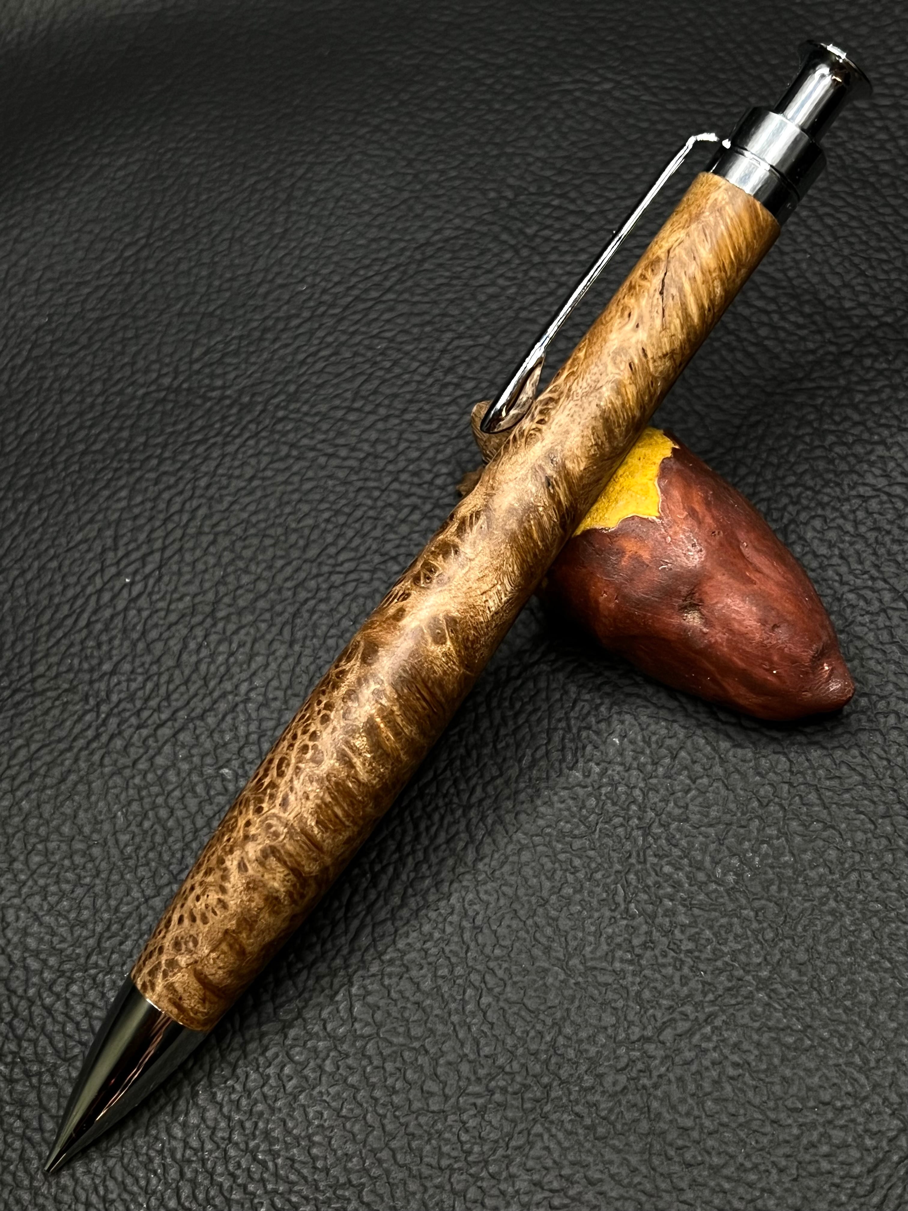 5 マーブルウッド マイクロバール 極上杢 50本限定シャープペンシル