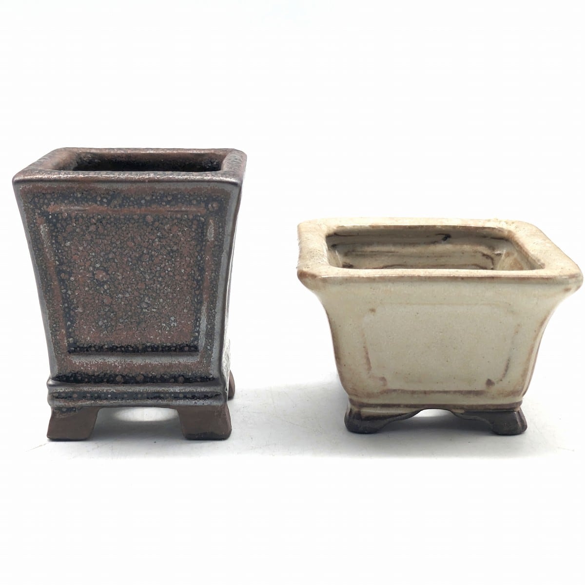 千】小ぶりの植木鉢 「陶翠」 盆栽鉢 辰砂