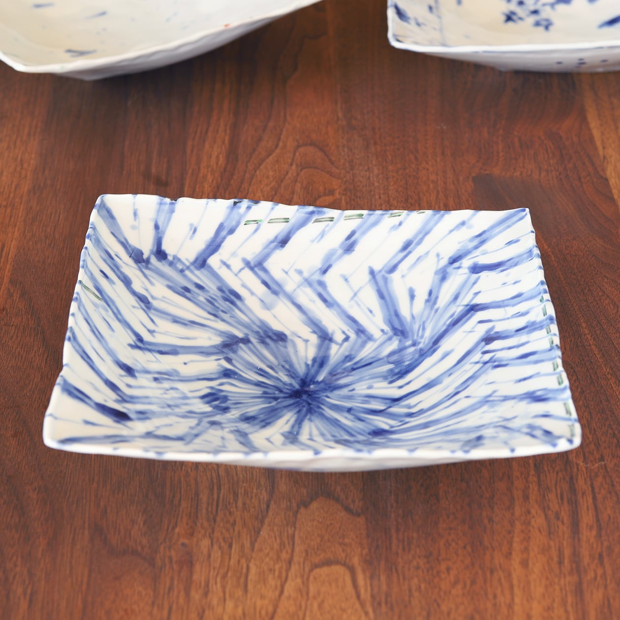 有田焼 佐藤走波 在銘 五代 染錦鳥花文 大鉢 19㎝ 有田焼佐藤走波在銘