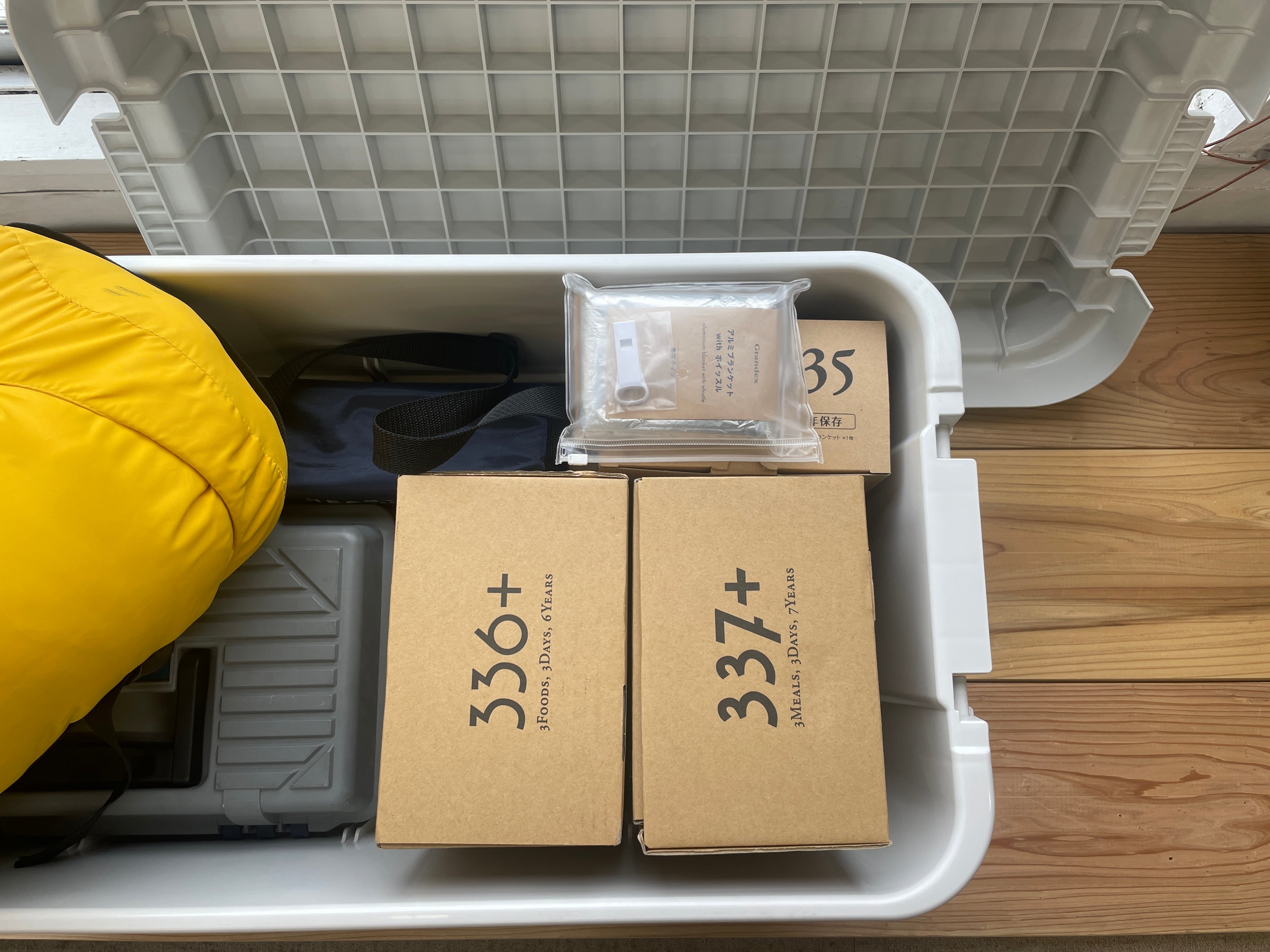 ☆オプション追加可能☆ 防災セット337＋ サンサンナナプラス（1人分