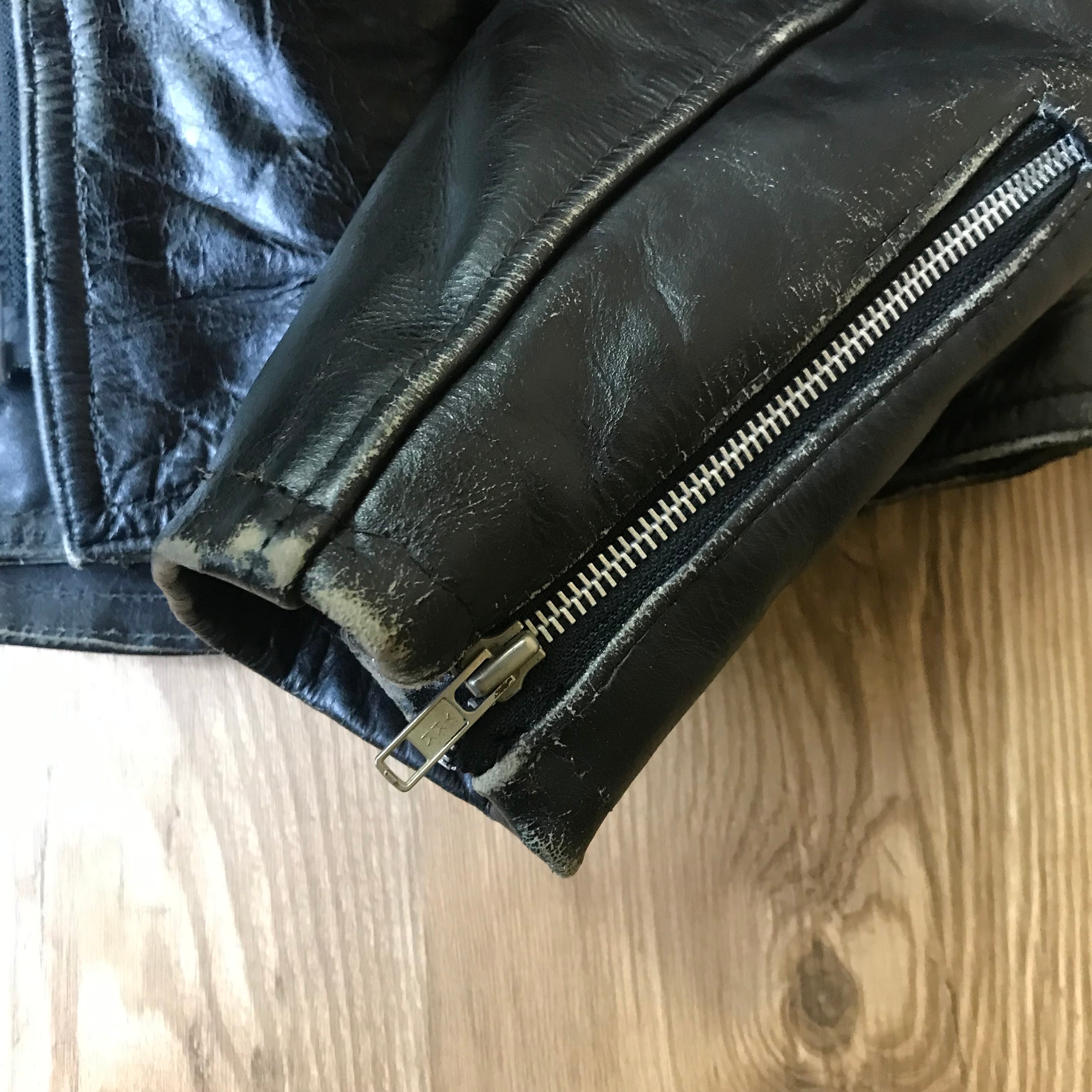 70~80s VINTAGE HARLEY DAVIDSON ライダースジャケット レザー