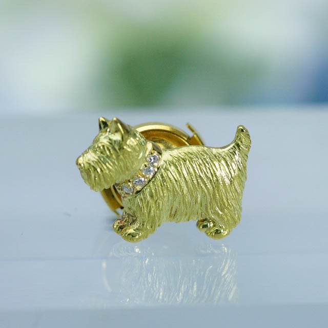 トンボのブローチ K18ホワイトゴールド ダイヤモンド | Jewelry SIMON