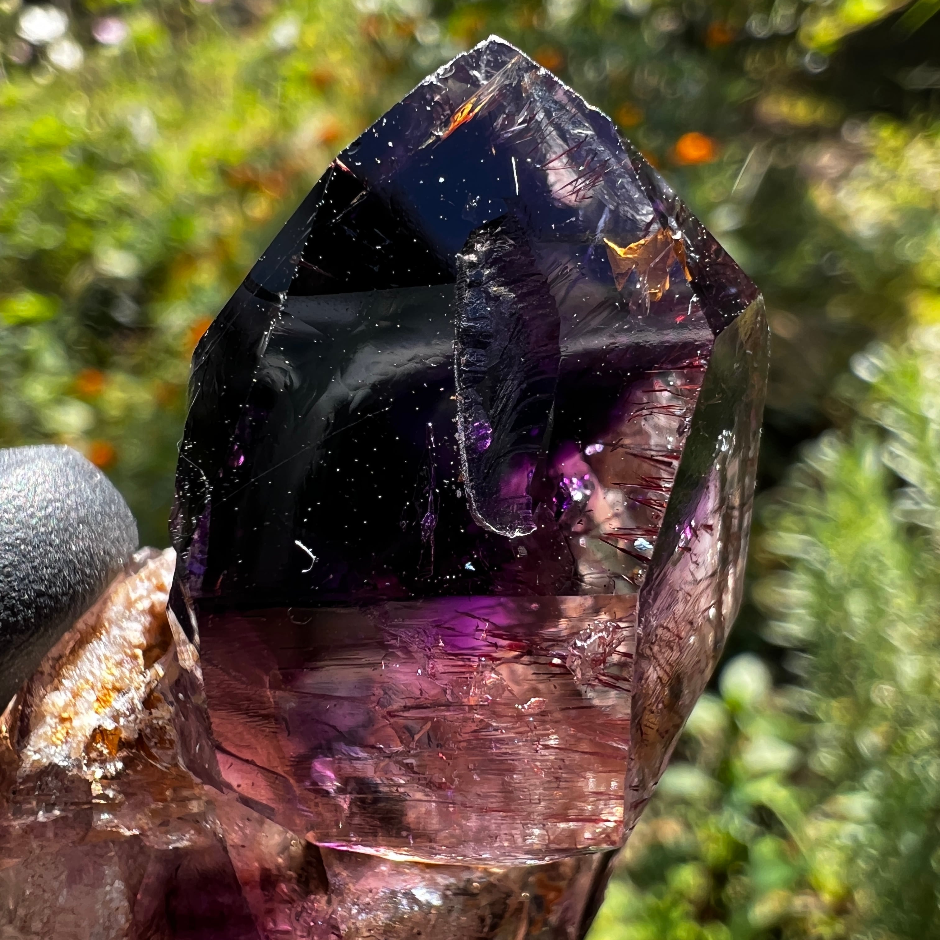 水入り ブルーフレーム セプター シャンガンアメジスト ジンバブエ