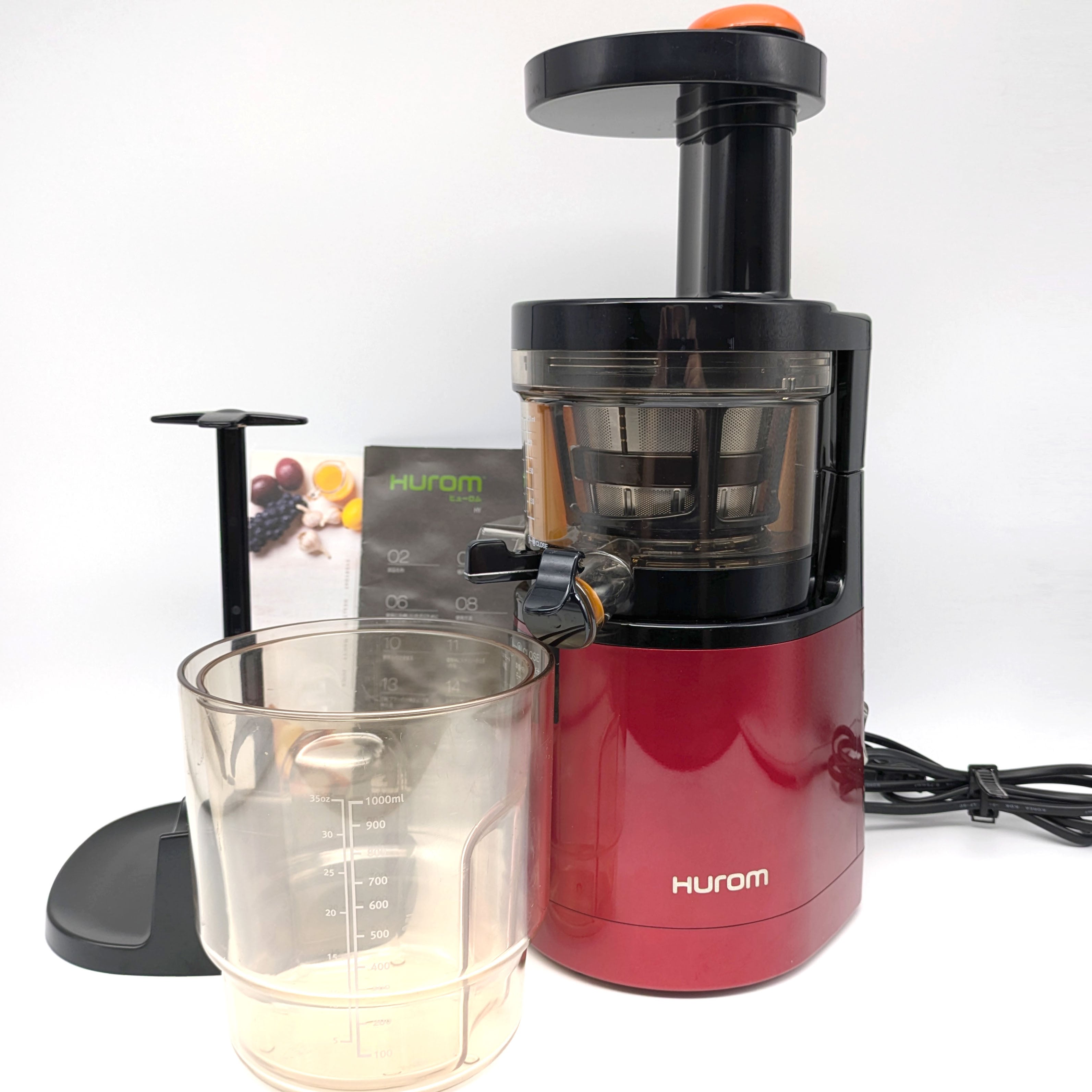 未使用品】ヒューロム スロージューサー HY-FR11 フェラーリレッド