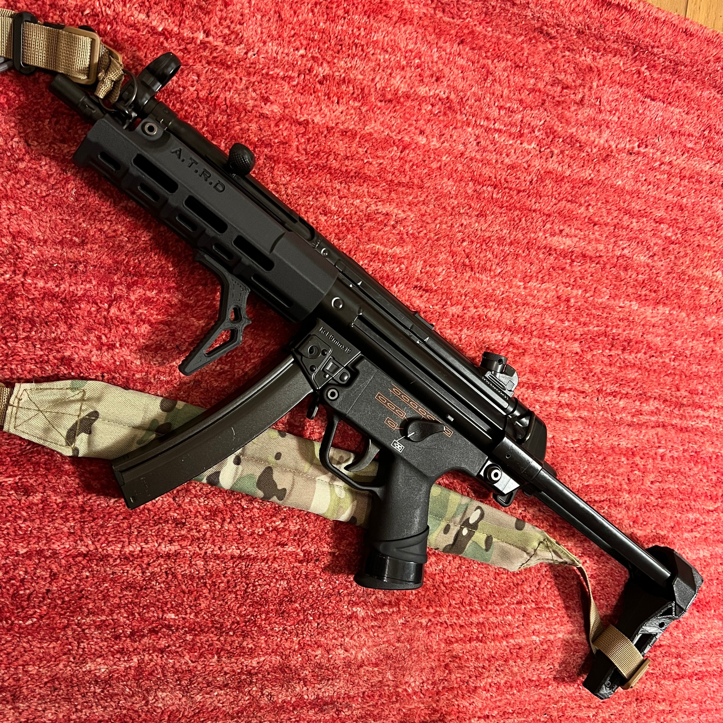 中古】次世代電動ガン MP5 A5 ＆ Magpulタイプ ハンドガードセット
