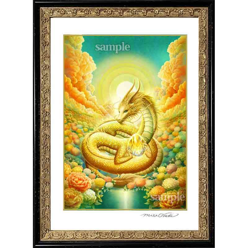 凪 イラスト「伝説の宝刀」ジークレー画 絵画 サイン入り