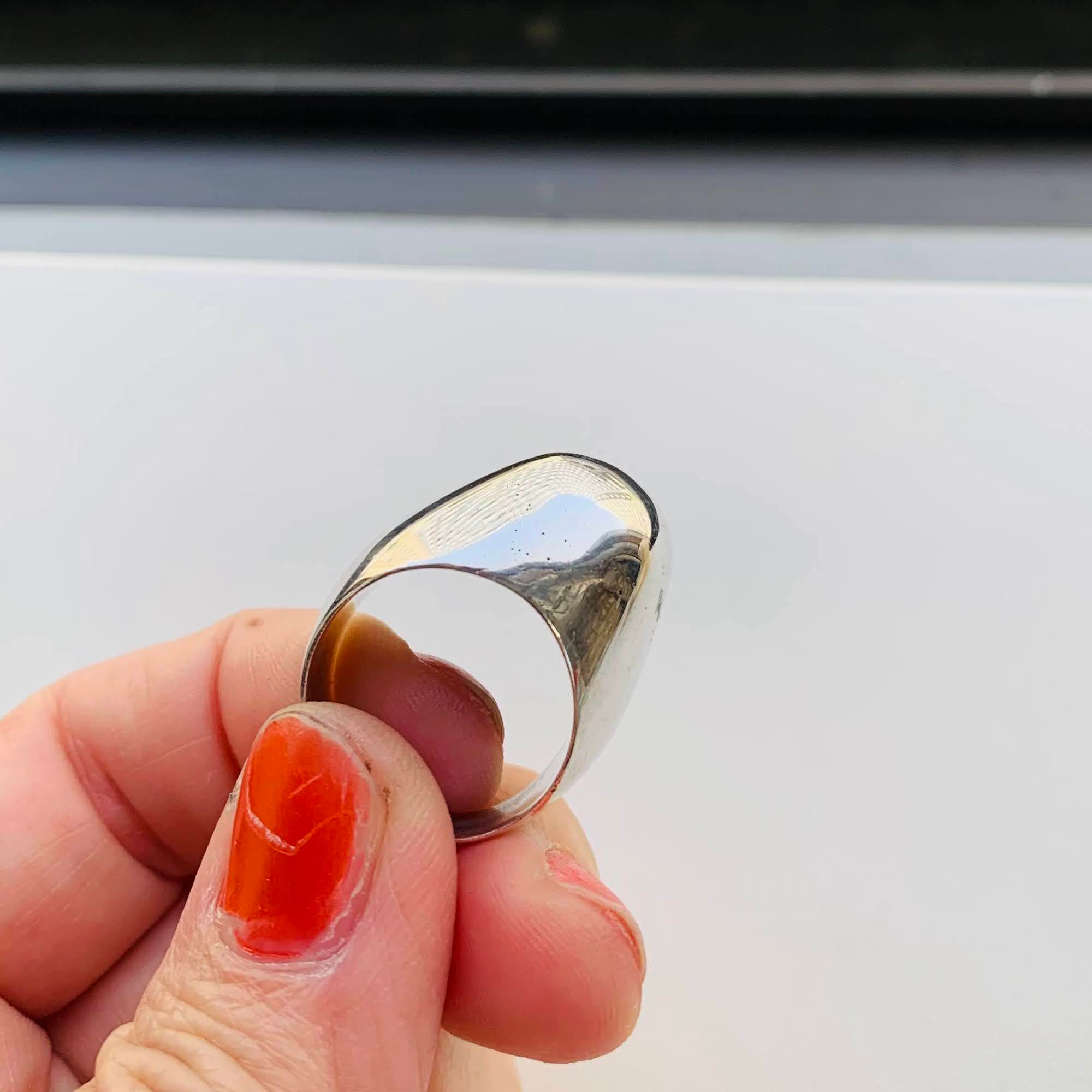 シルバー925 北欧デザイン山型リング（13号） | Milo Antiques & Vintage