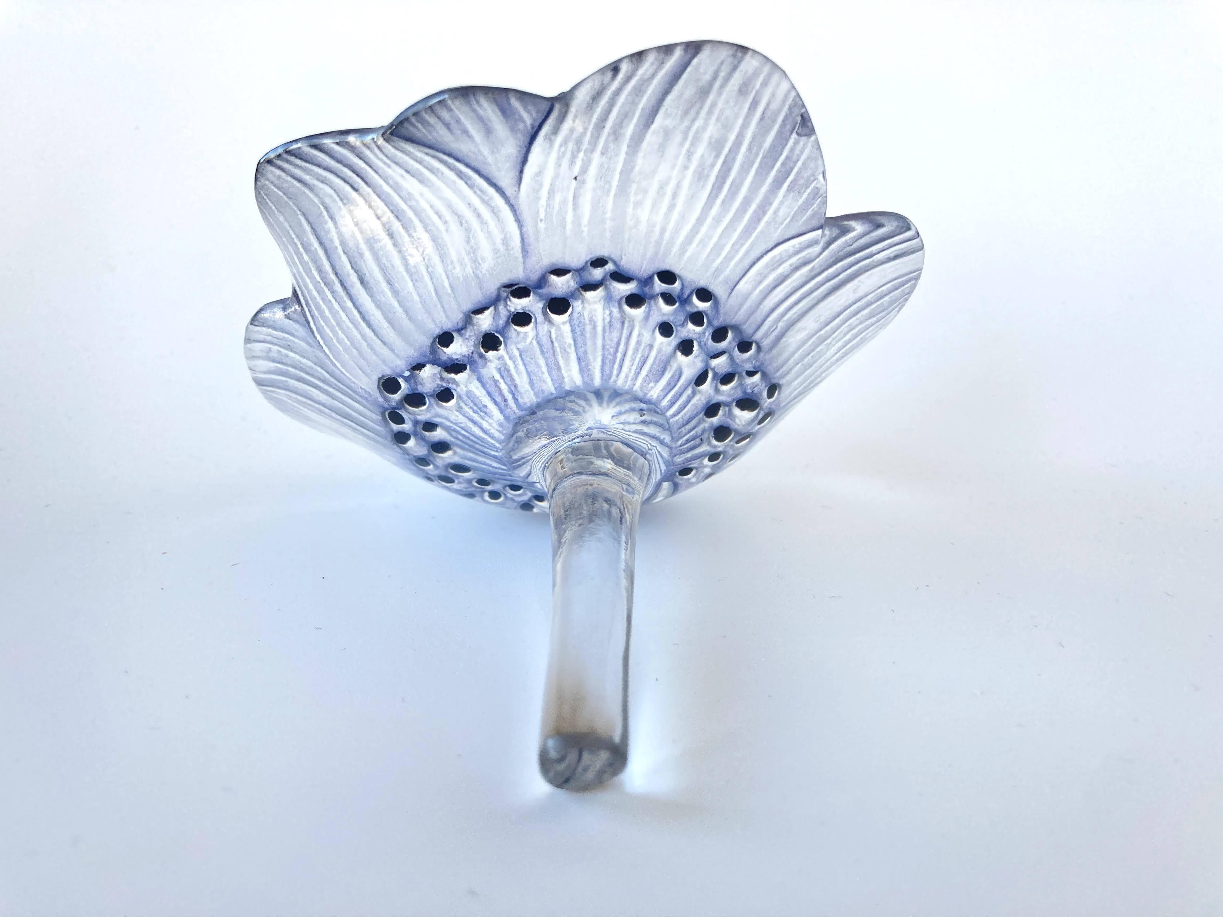 美品◇ ルネ ラリック Lalique アネモネ ペーパーウェイト 文
