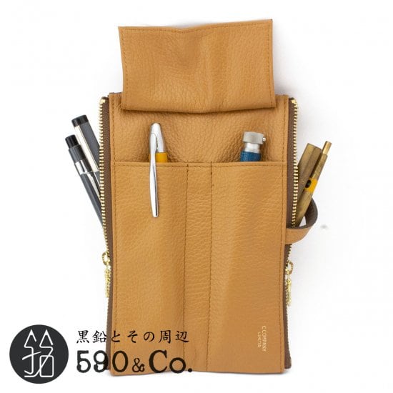 C-Company/シーカンパニー】ルポ II セカンド ペンケース (オレンジ