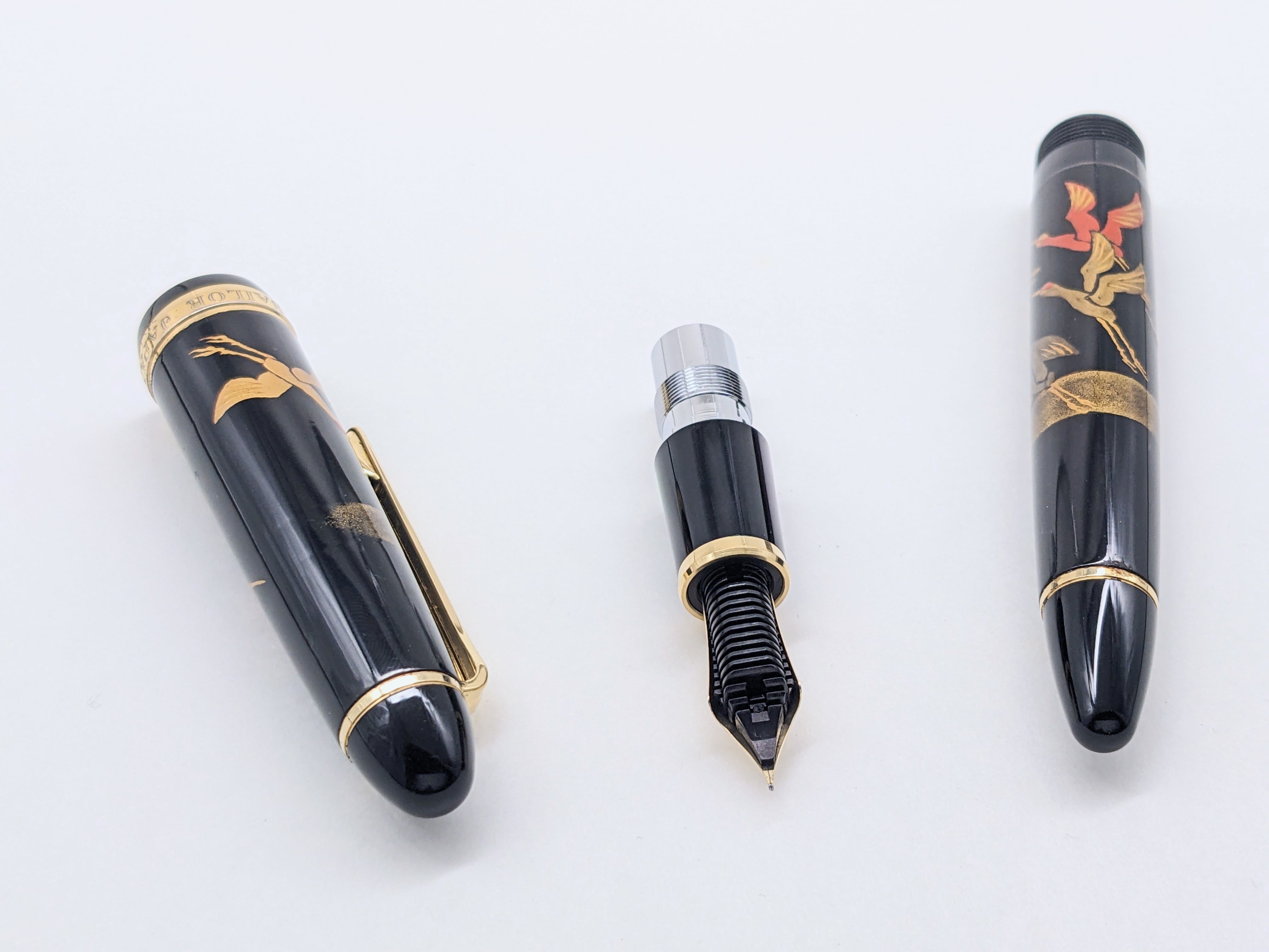 00s セーラー万年筆 蒔絵 鶴 旧 SAILOR （細字） 14K 03046 | 川口明弘