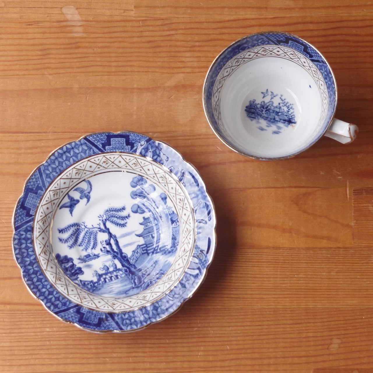 Booths ブース リアルオールドウィロー ティーカップ＆ソーサー