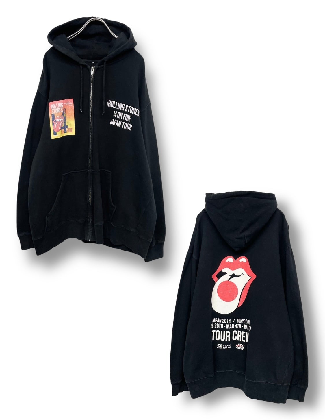 ローリングストーンズ 2014 ジャパンツアー スタッフパーカー ツアークルー