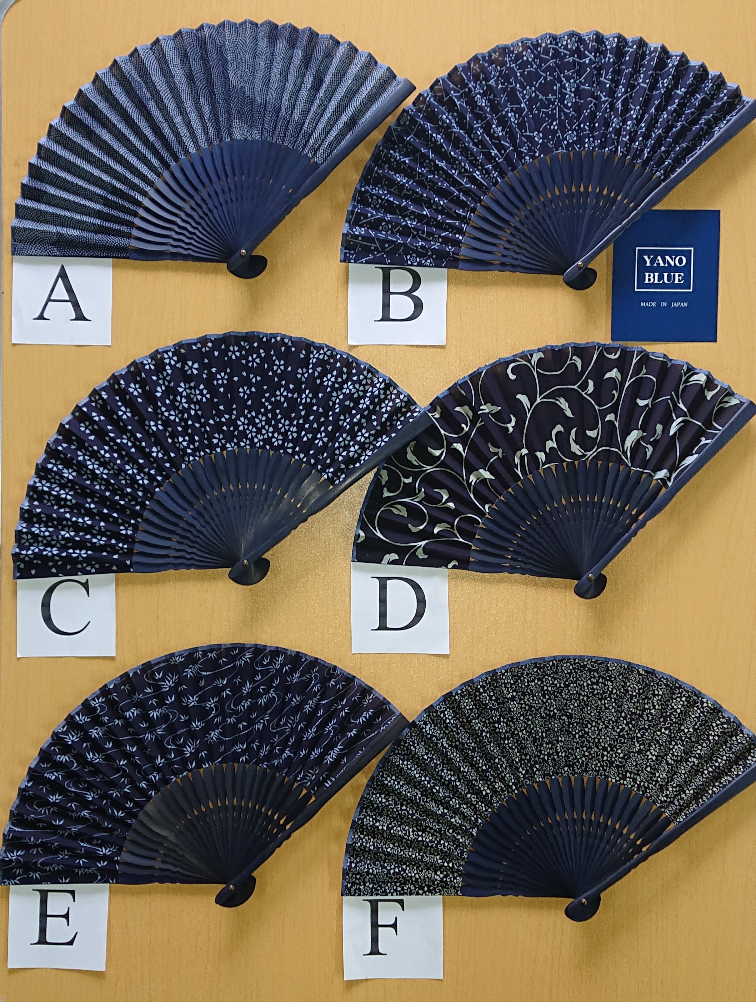 ◇本藍染扇子◇プレゼントに最適 | 本藍染矢野工場