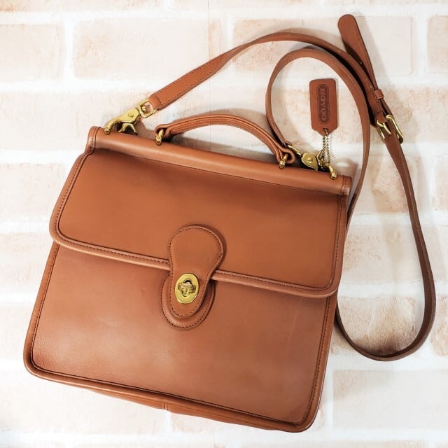 オールドコーチ ショルダーバッグ ブラウン 希少 COACH オールドコーチ